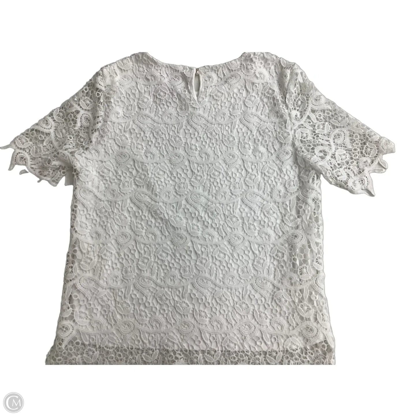 Top Short Sleeve By Philosophy In White, Size: S