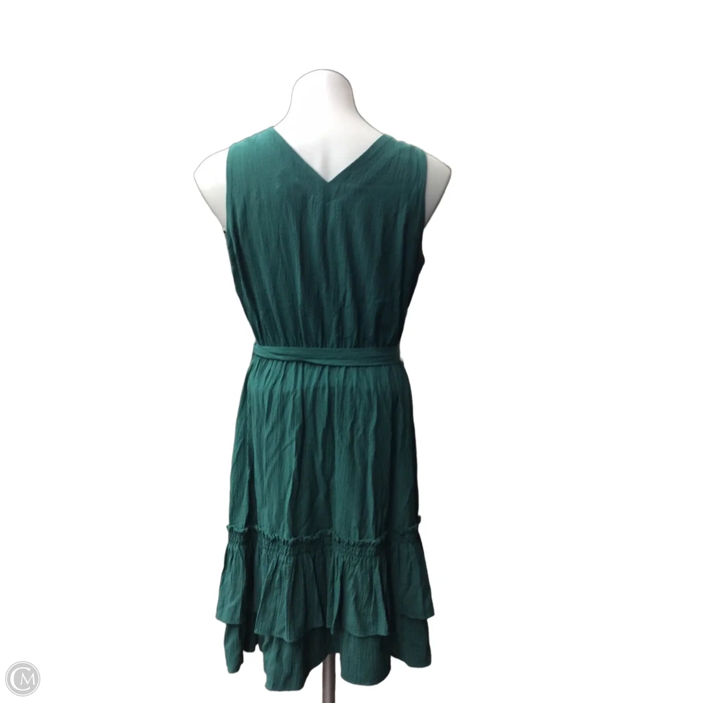 Dress Casual Short By Calvin Klein In Green, Size: 10