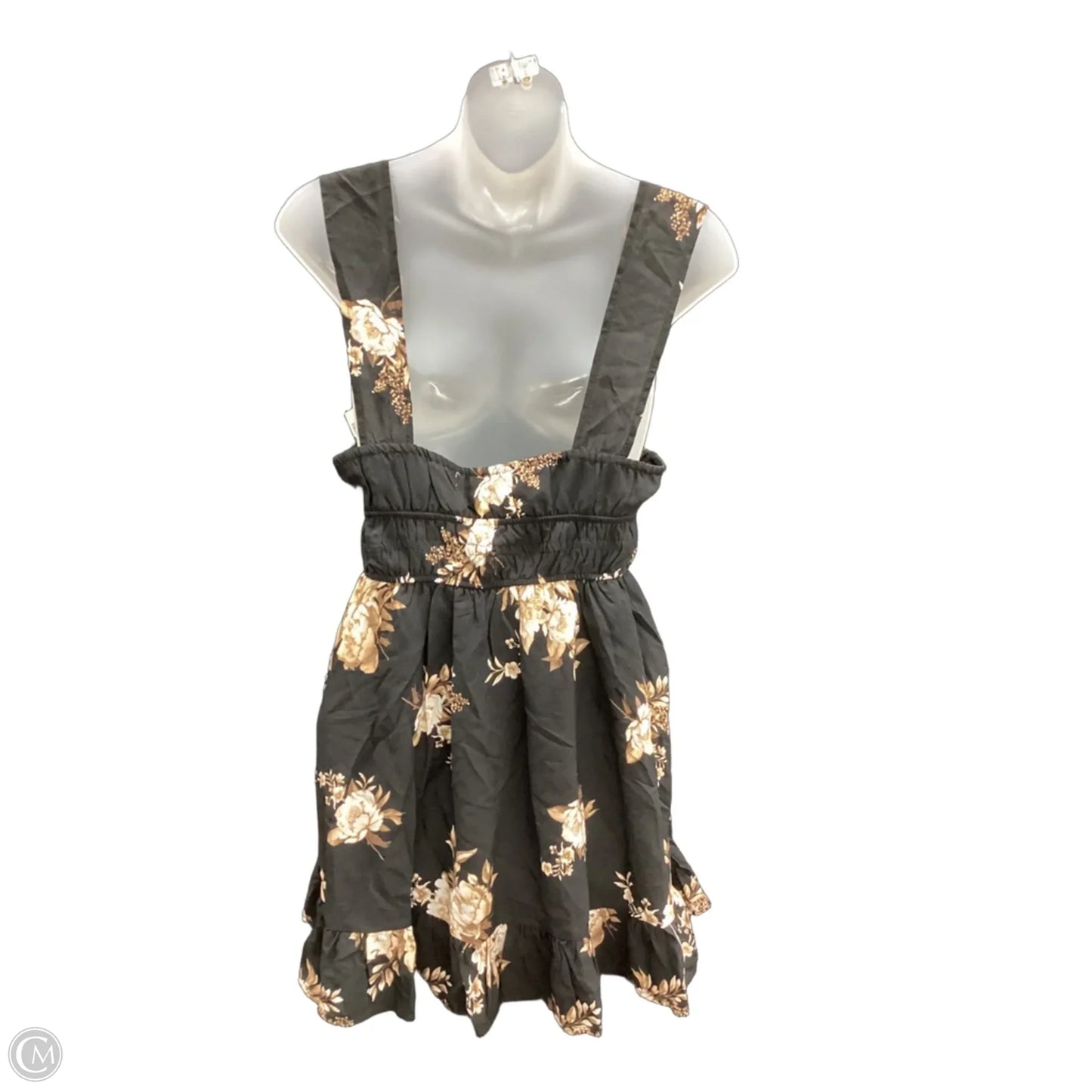 Dress Casual Short By Clothes Mentor In Black & Tan, Size: L