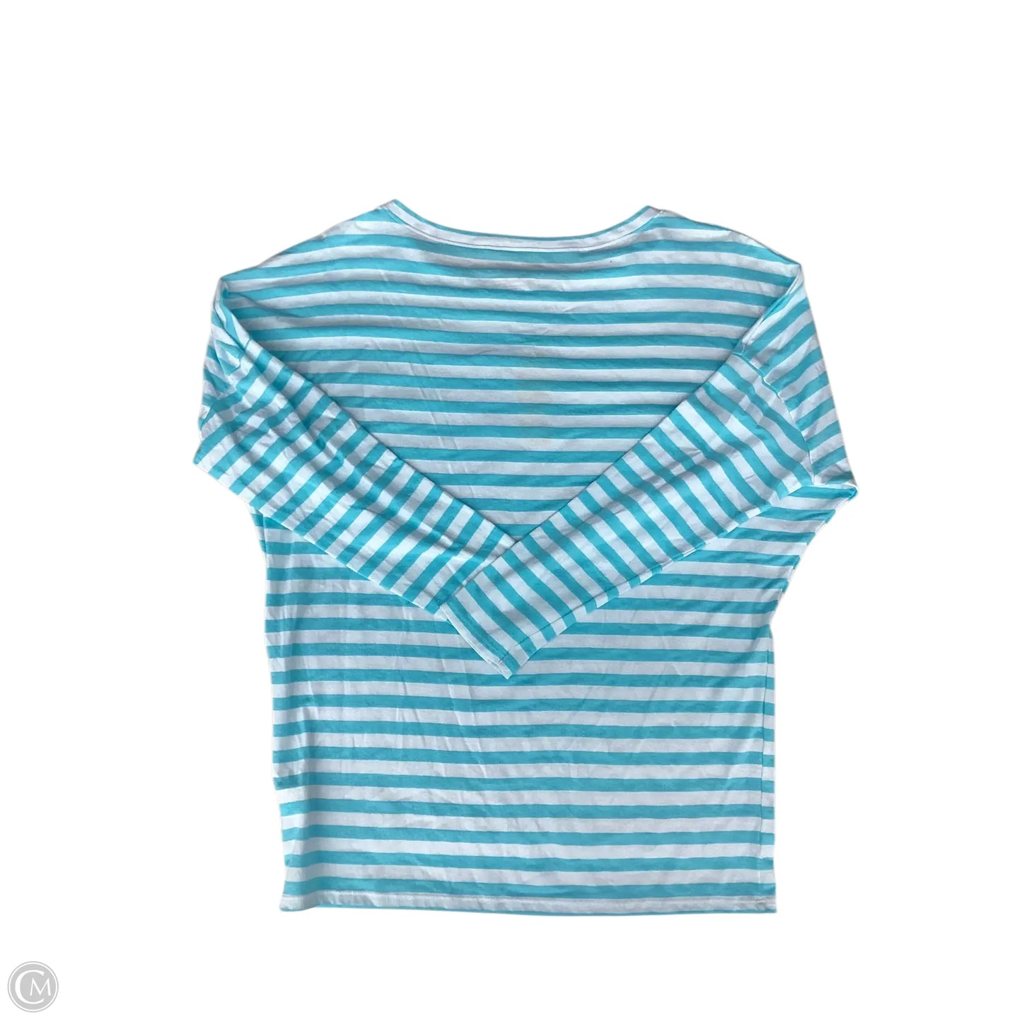 Top Long Sleeve Designer By Lilly Pulitzer In Striped Pattern, Size: L