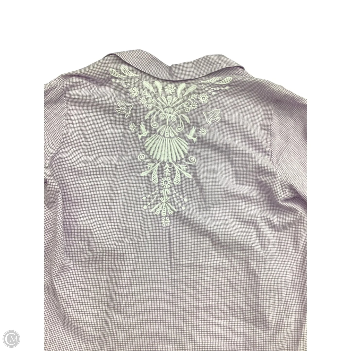 Blouse Long Sleeve By Johnny Was In Purple, Size: M