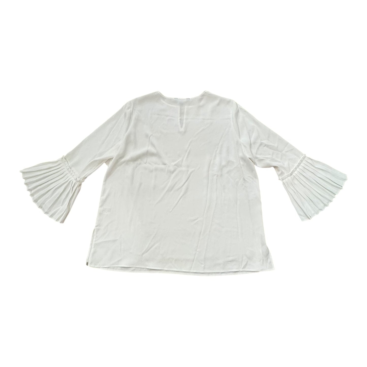 Top Ls Designer By Misook In White, Size:M