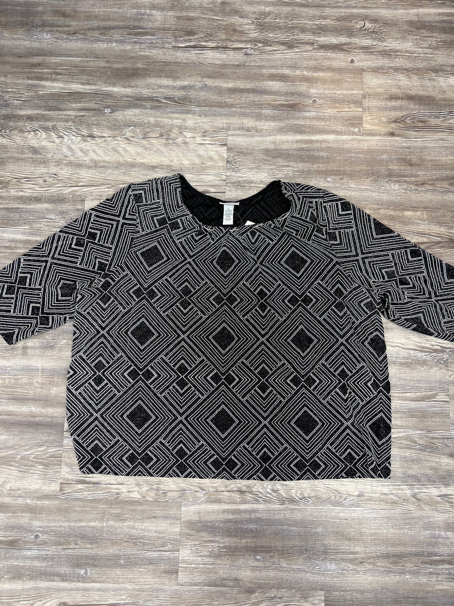 Top Short Sleeve By Catherines Size: 3x