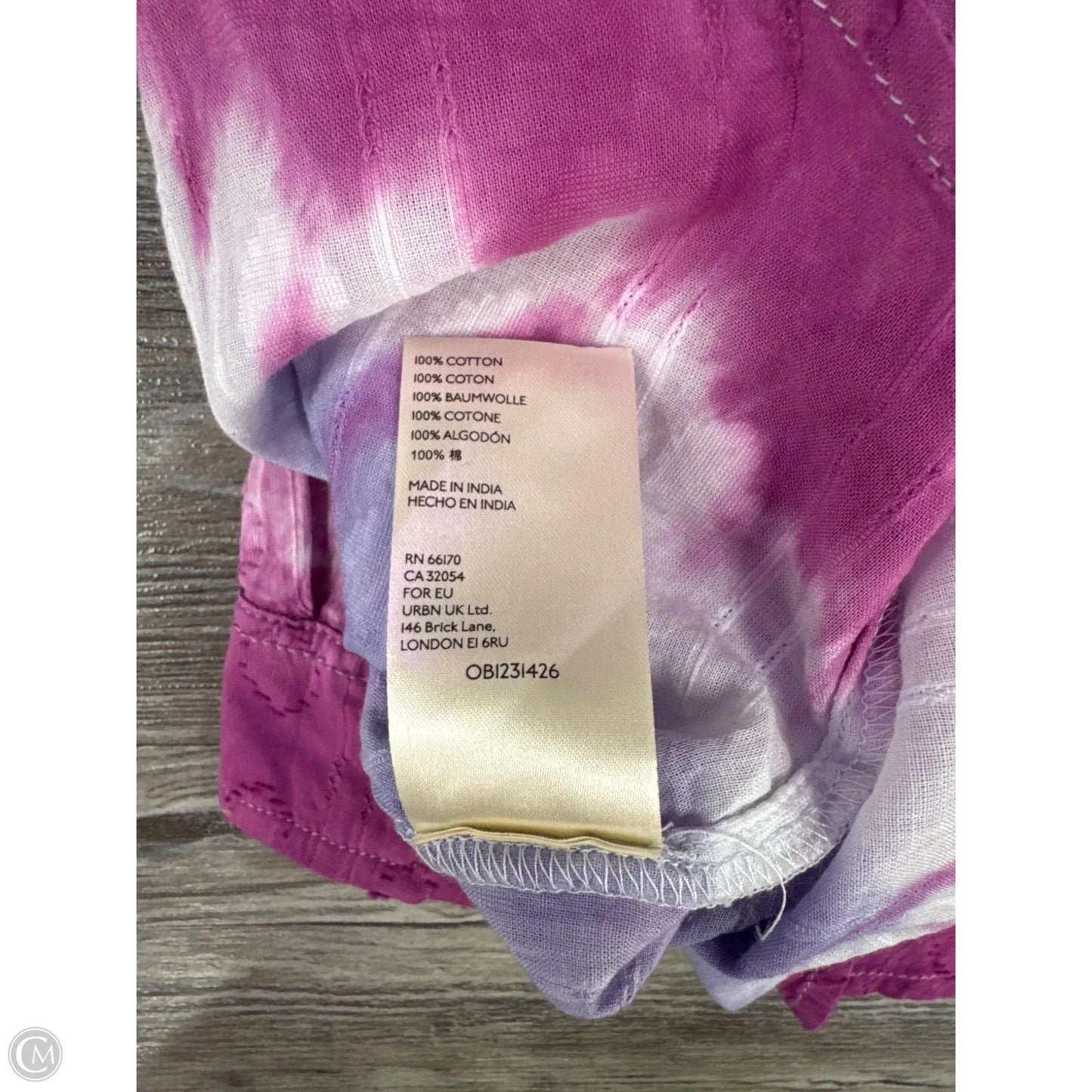 Top Long Sleeve By Pilcro In Pink & White, Size: M