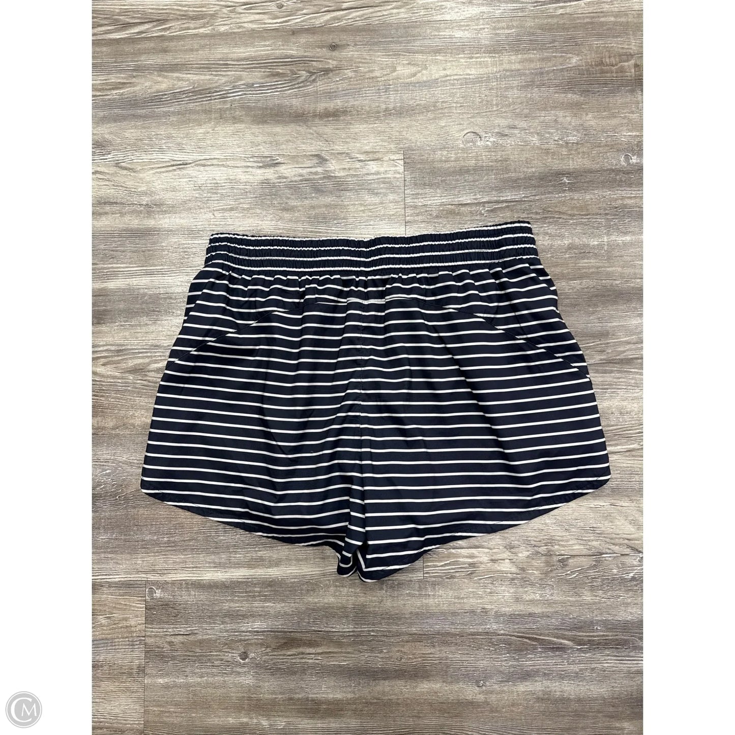 Athletic Shorts By Athleta In Blue & White, Size: L