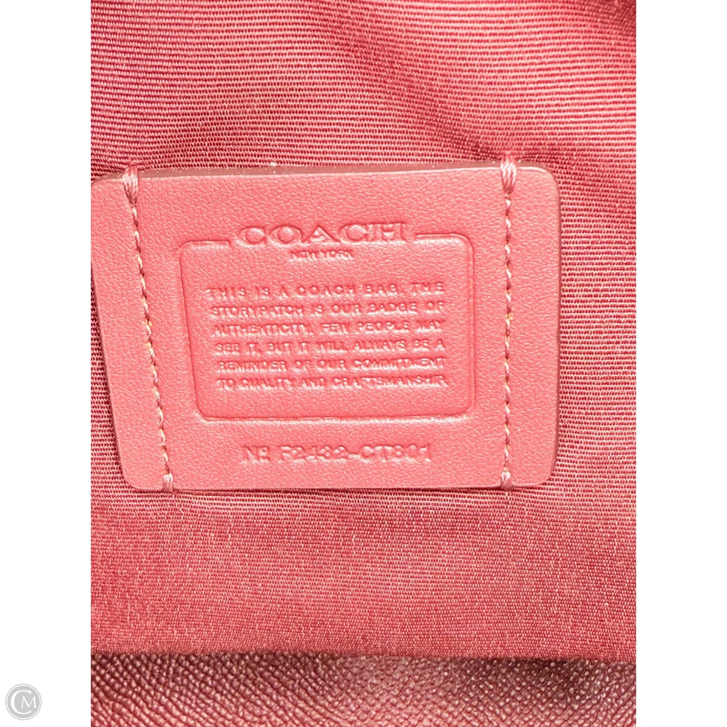 Crossbody Designer By Coach, Size: Medium