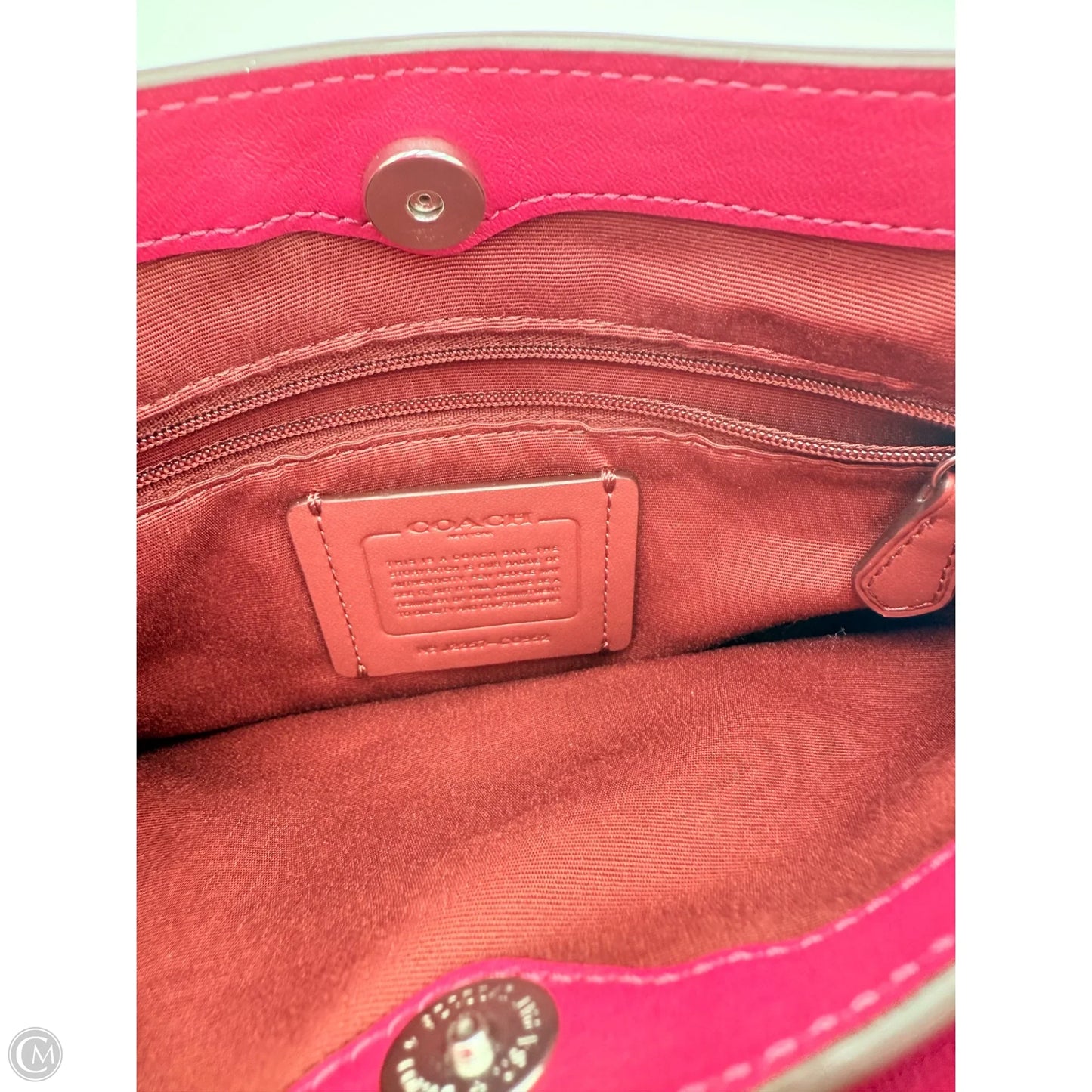 Handbag Designer By Coach, Size: Medium