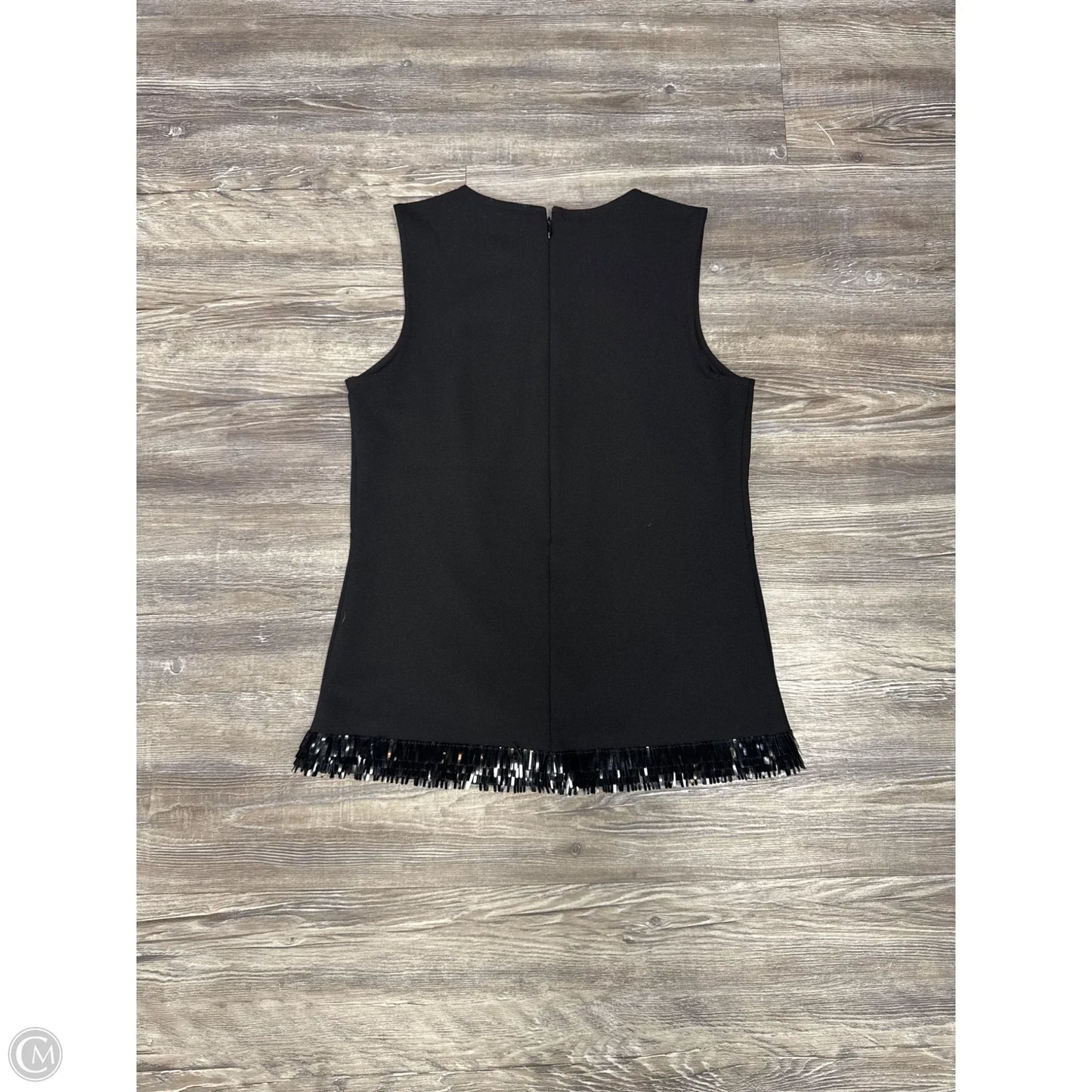Top Sleeveless By Ann Taylor In Black, Size: Xsp
