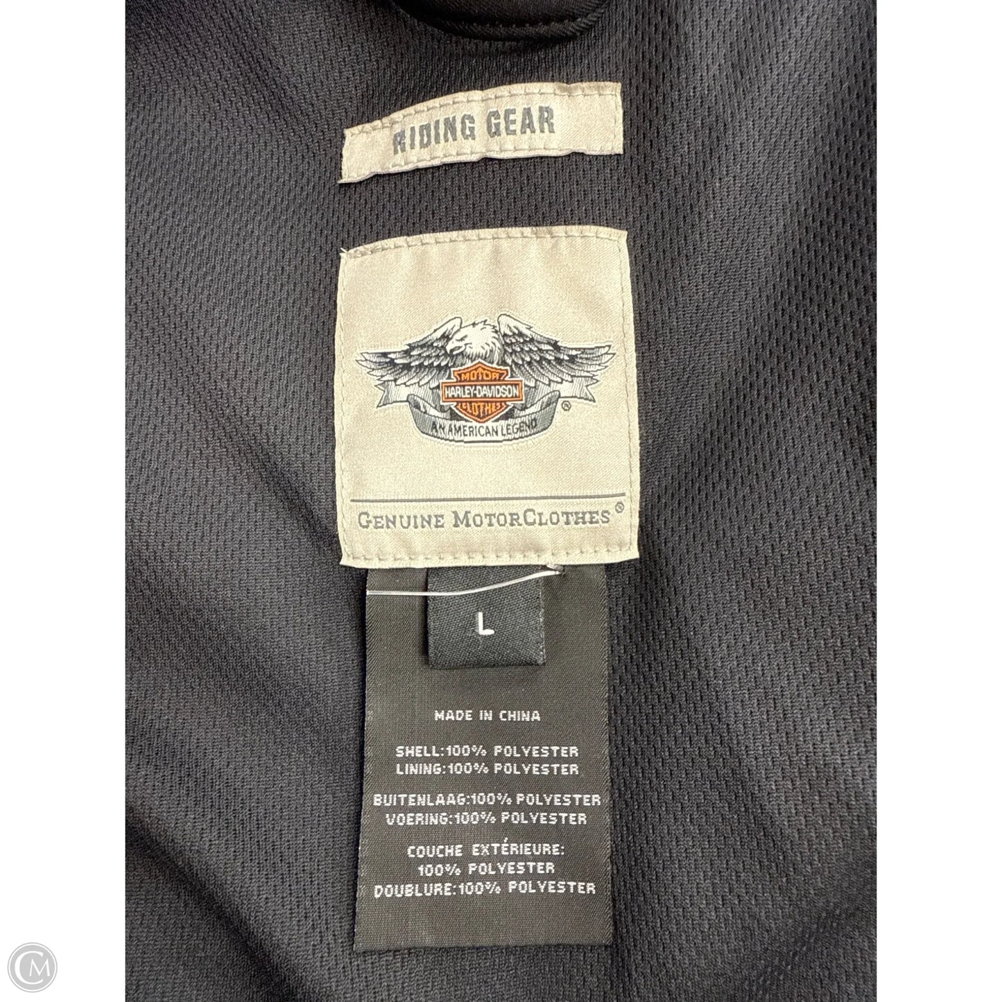 Coat Other By Harley Davidson In Black, Size: L