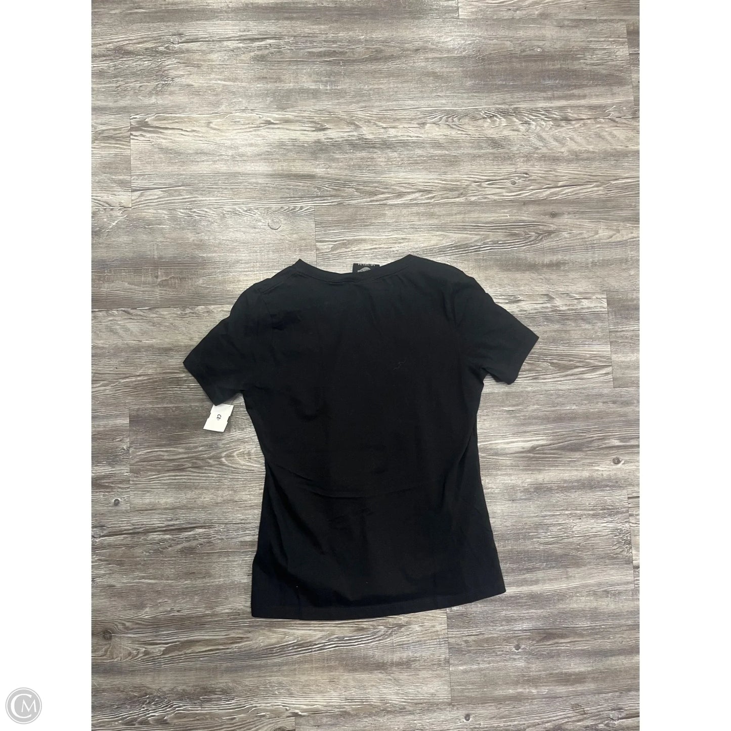 Top Short Sleeve By Harley Davidson In Black & Silver, Size: M