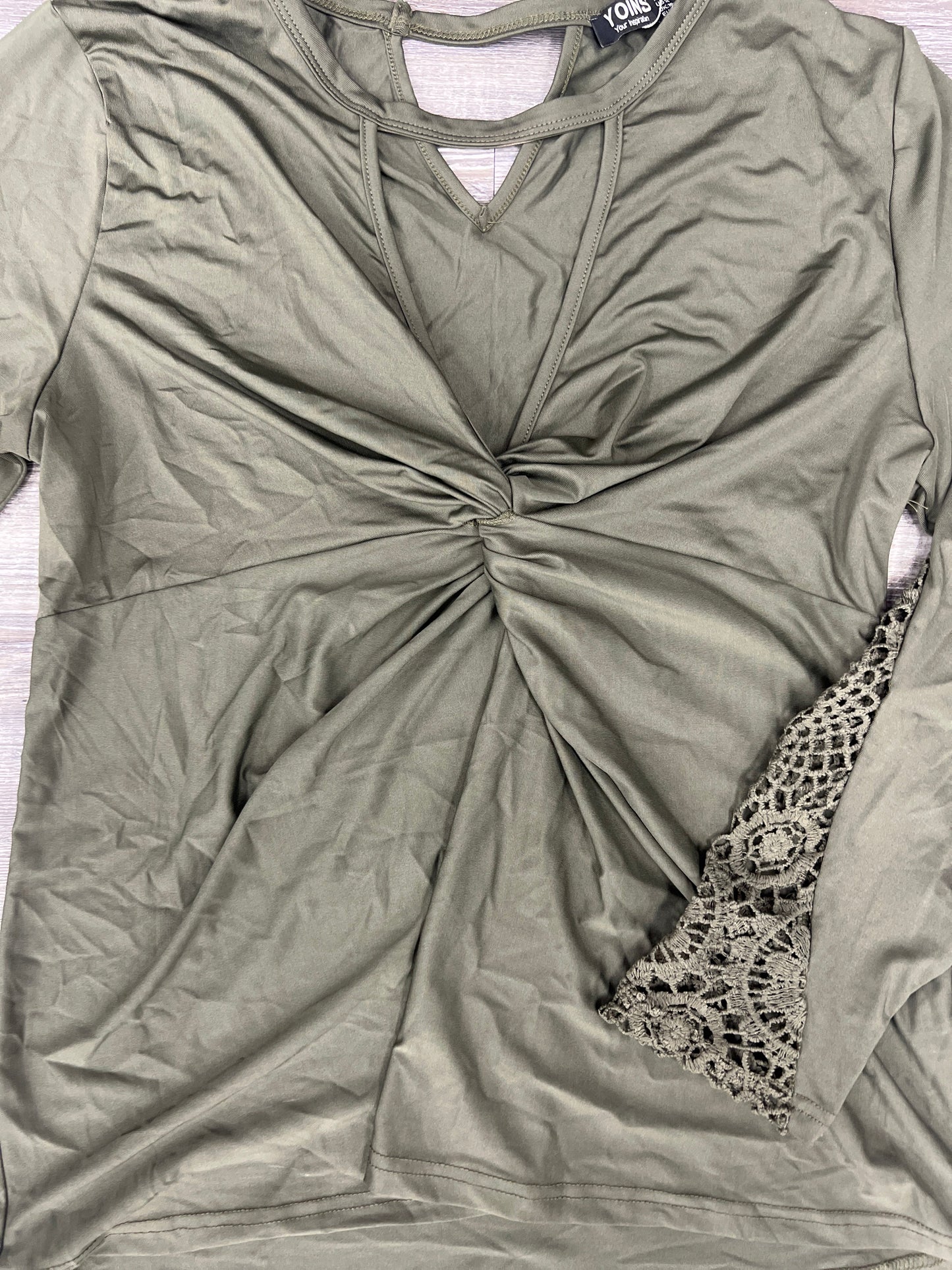 Top Long Sleeve By Cmc Size: Xl