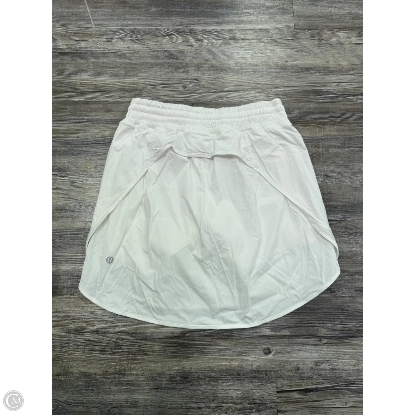 Athletic Skirt By Lululemon In White, Size: S