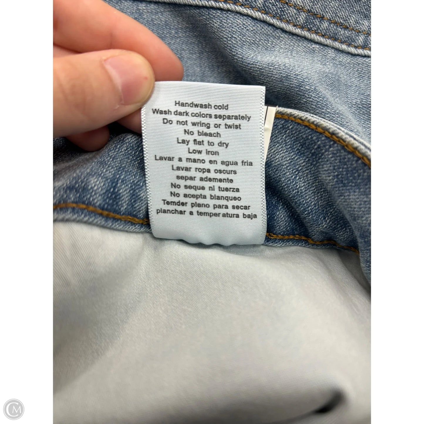 Shorts By Judy Blue In Blue Denim, Size: 4x