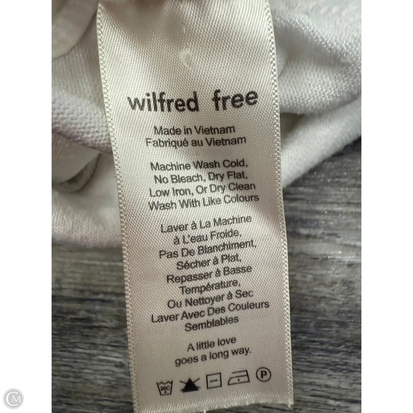 Top Sleeveless By Wilfred In White, Size: M