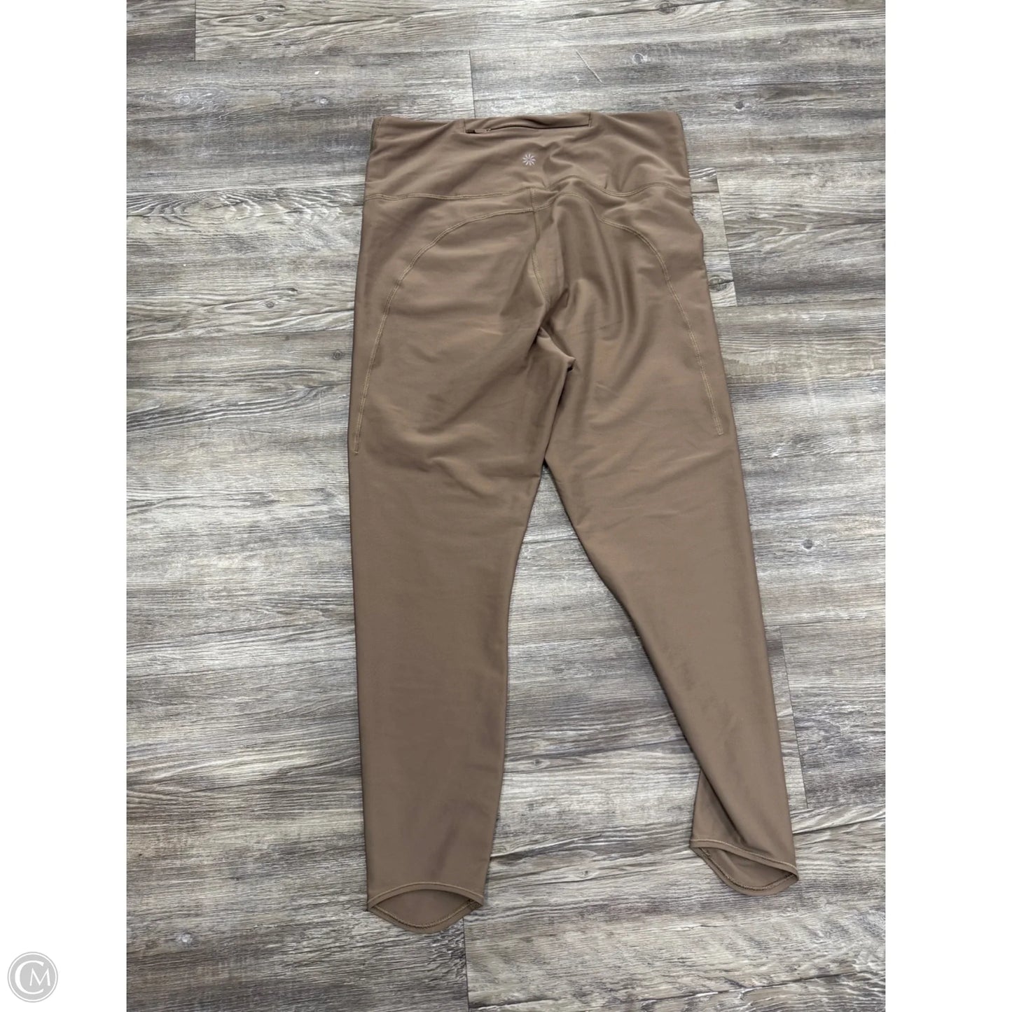 Athletic Leggings By Athleta In Beige, Size: L