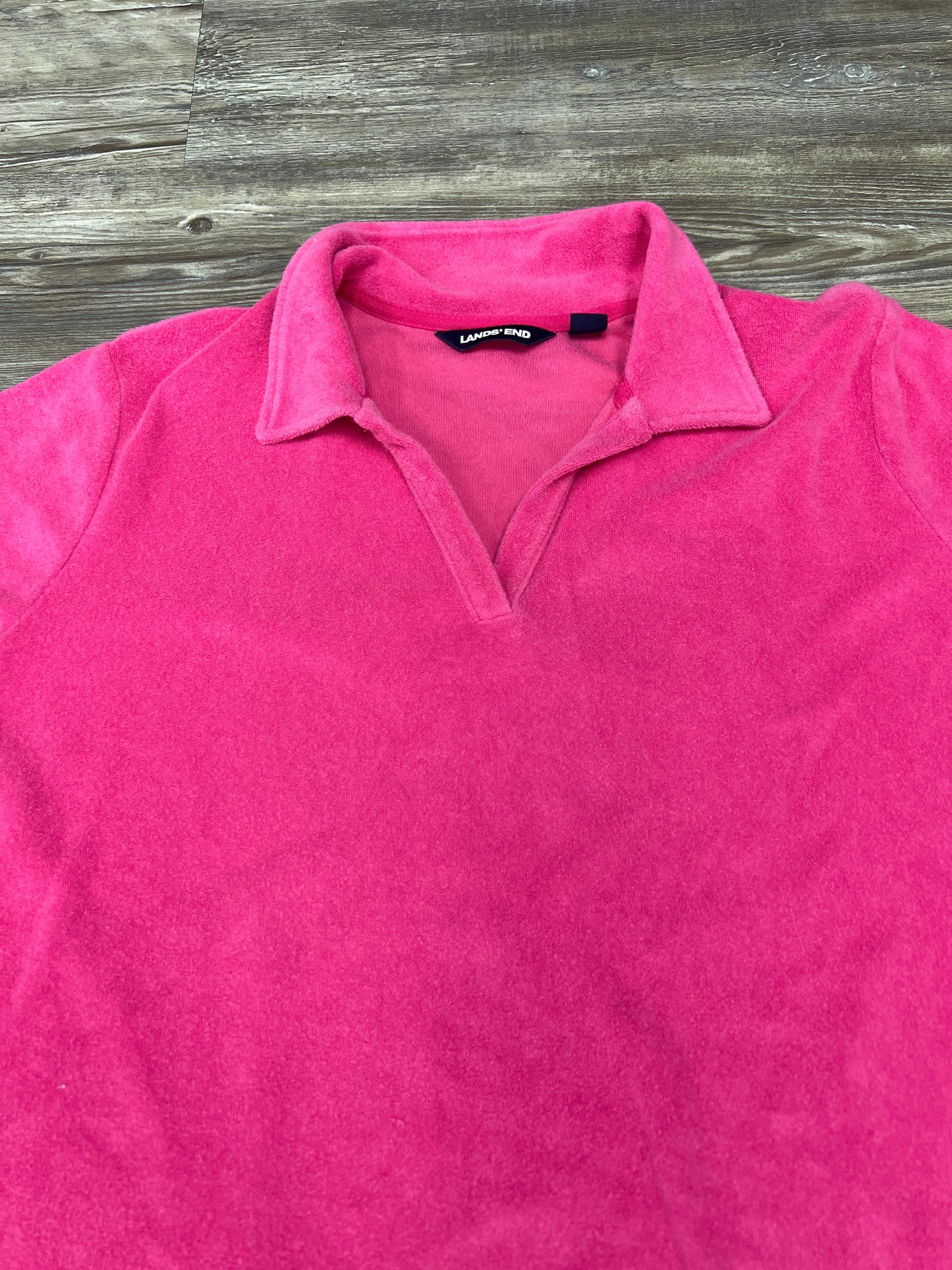 Top Short Sleeve Basic By Lands End Size: 2x