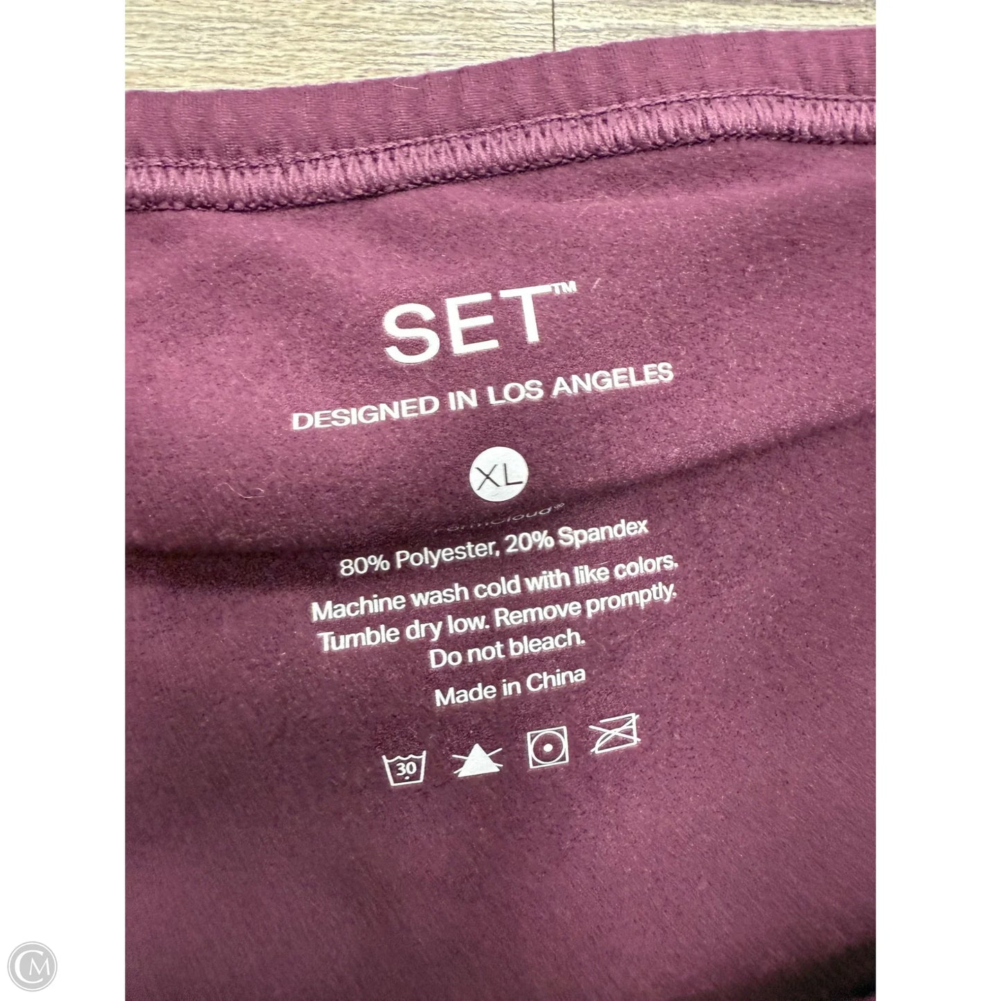 Athletic Skort By Set Active In Purple, Size: Xl