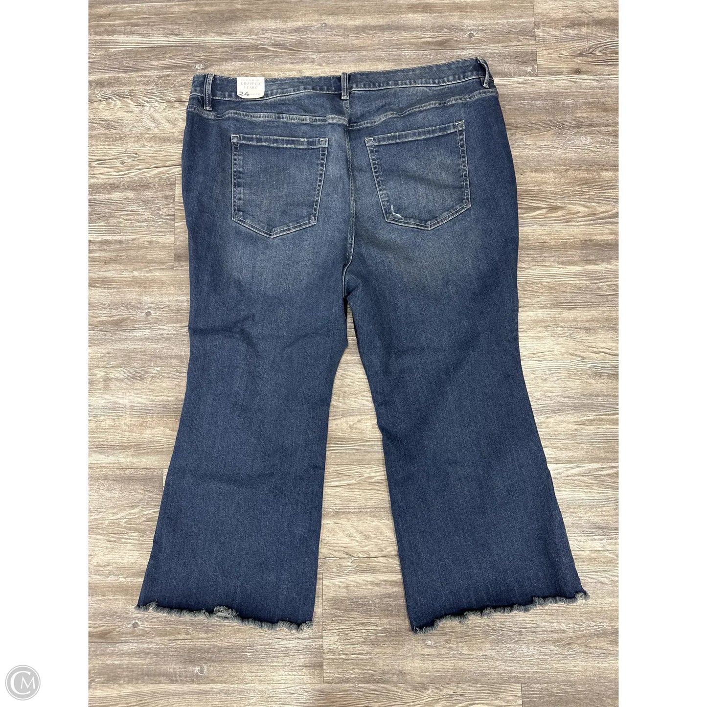 Jeans Flared By Lane Bryant In Blue Denim, Size: 24