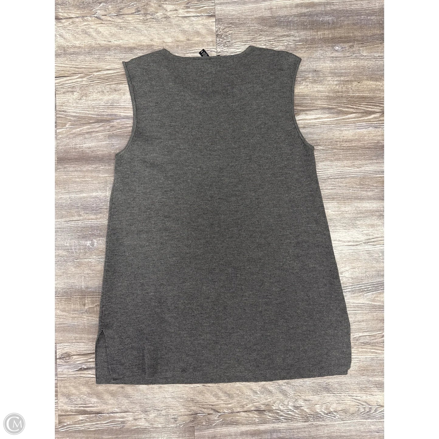 Sweater Short Sleeve By Eileen Fisher In Grey, Size: S