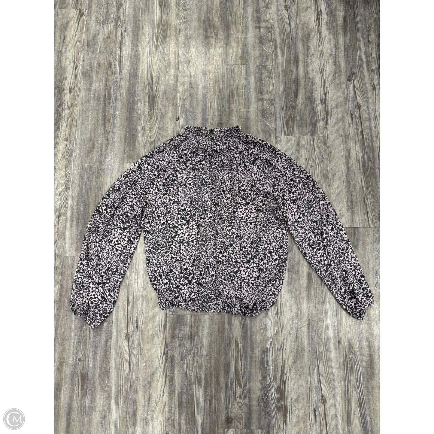 Top Long Sleeve By Allison Joy In Animal Print, Size: L