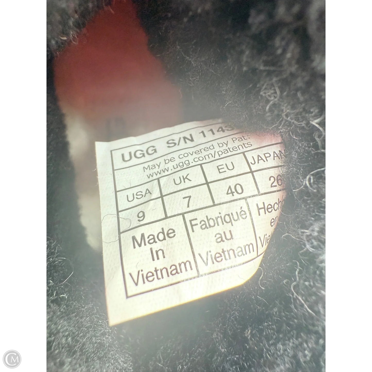 Boots Designer By Ugg In Black, Size: 9