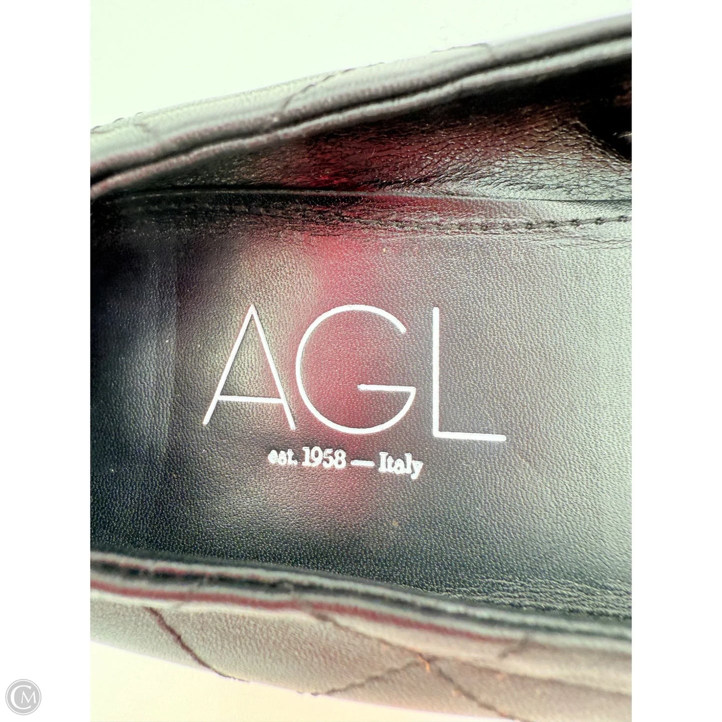 Shoes Flats By Agl In Black, Size: 7.5