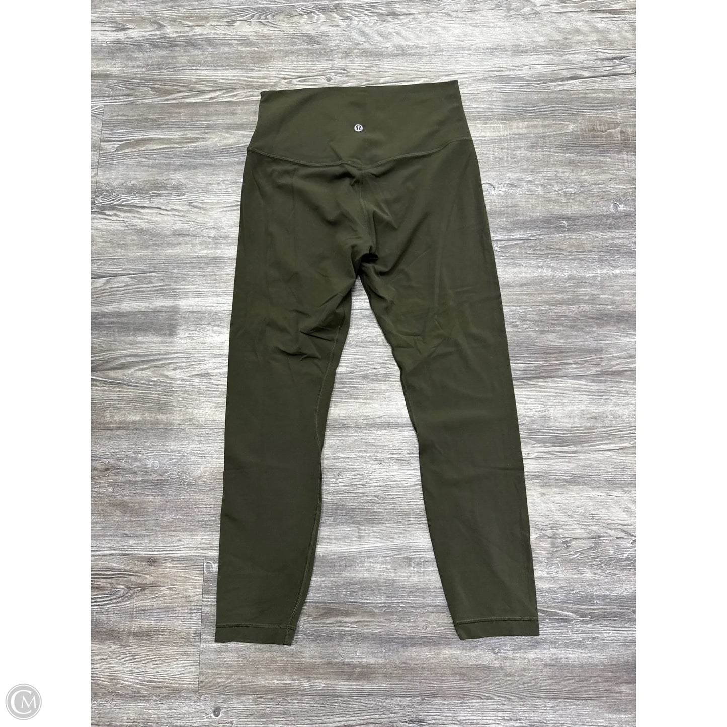 Athletic Leggings By Lululemon In Green, Size: 8