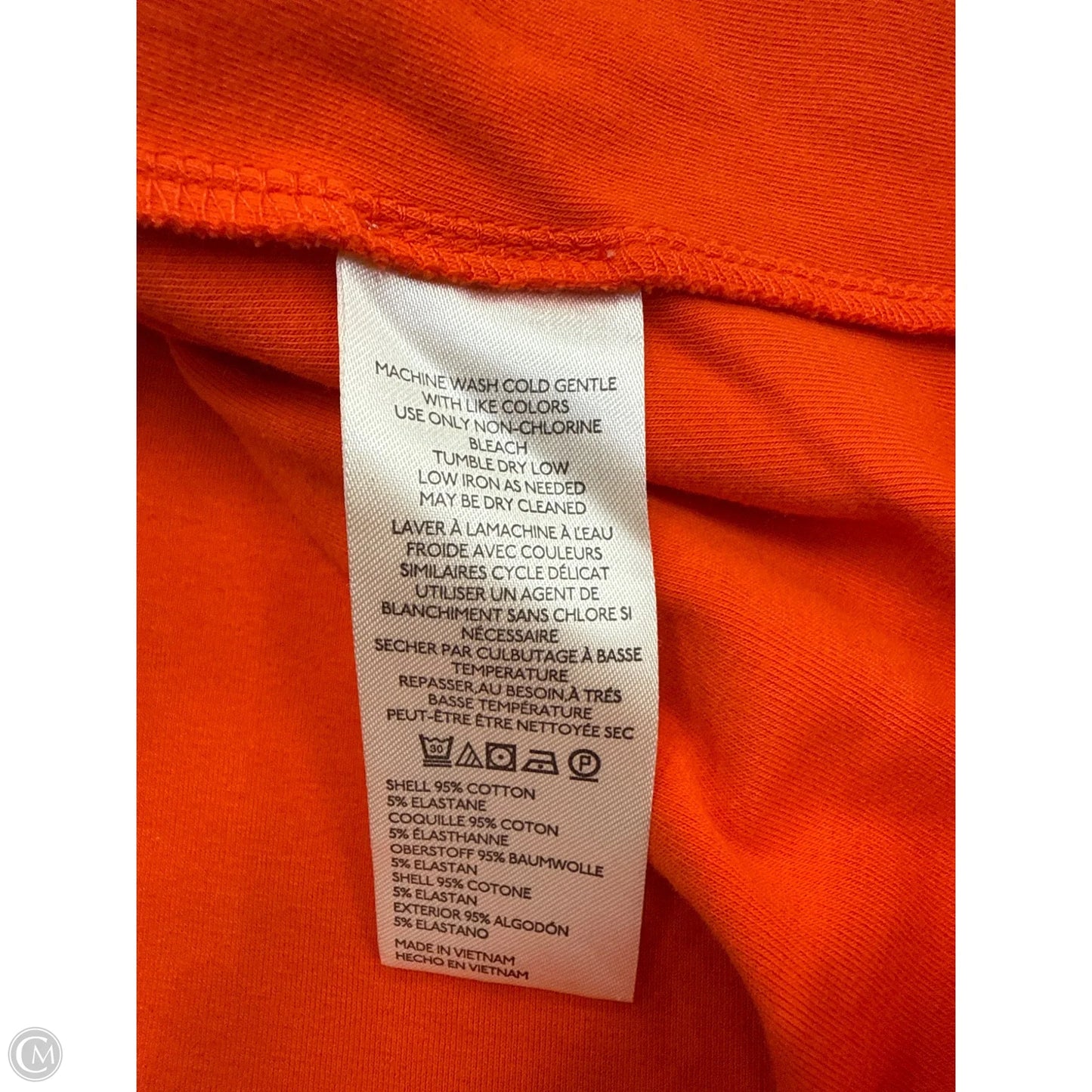 Top Sleeveless By Maeve In Orange, Size: M