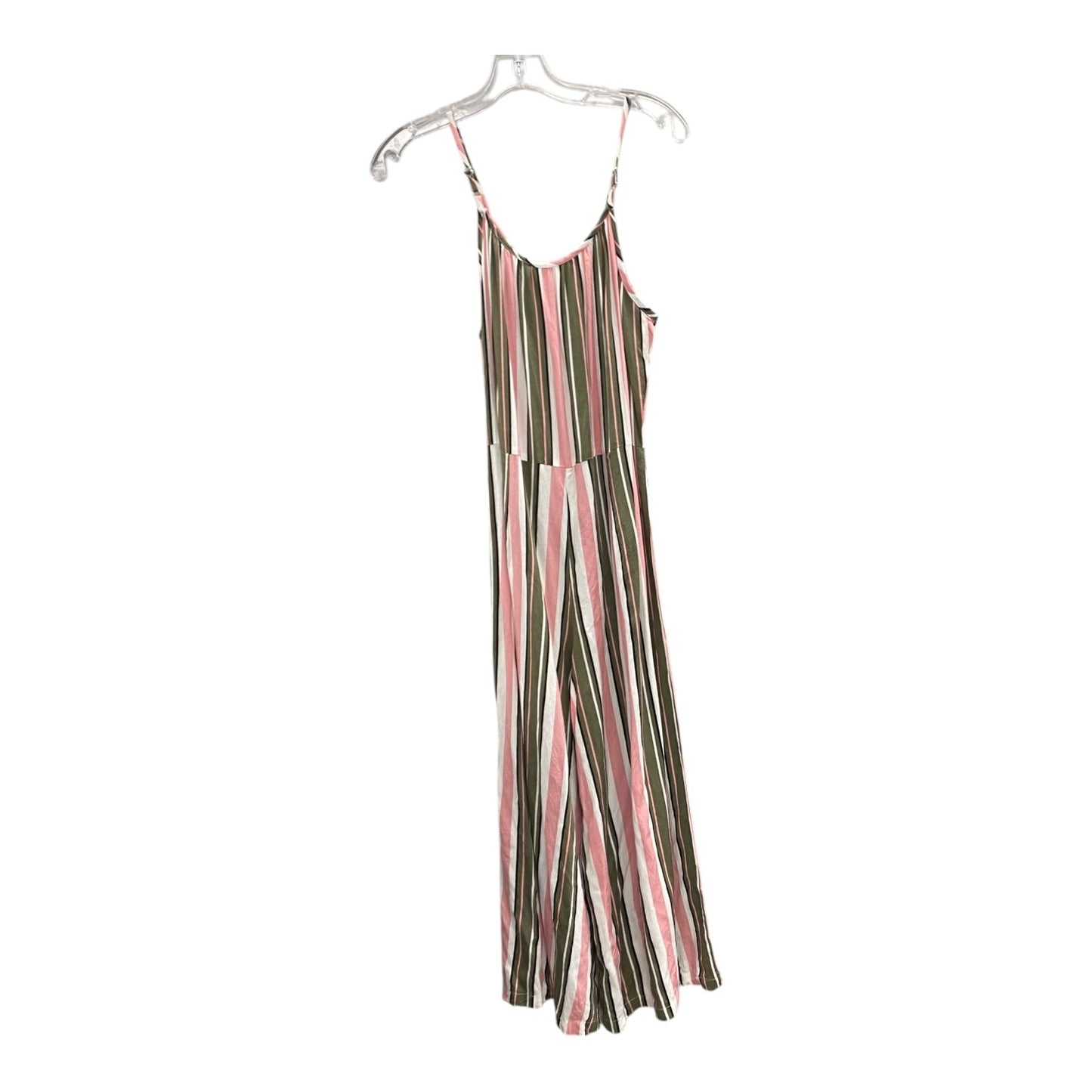 Jumpsuit By Everleigh In Green & Pink, Size:M