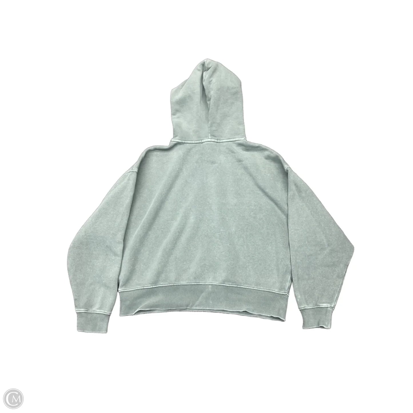 Sweatshirt Hoodie By Clothes Mentor In Green, Size: M