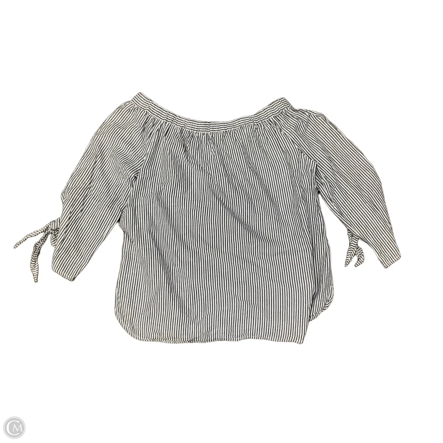 Top Long Sleeve By Beachlunchlounge In Striped Pattern, Size: Xl