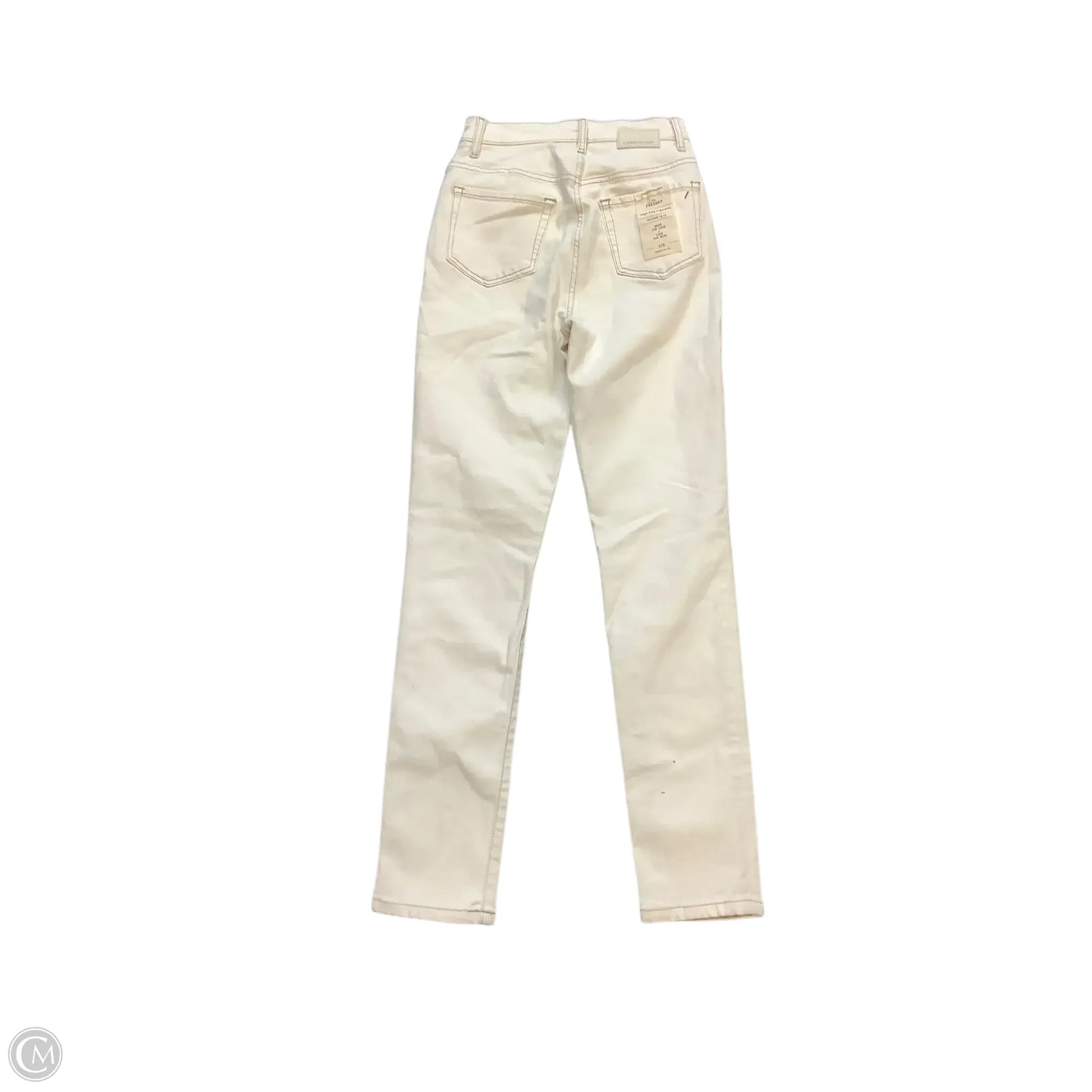 Jeans Skinny By Current/elliott In White, Size: 2