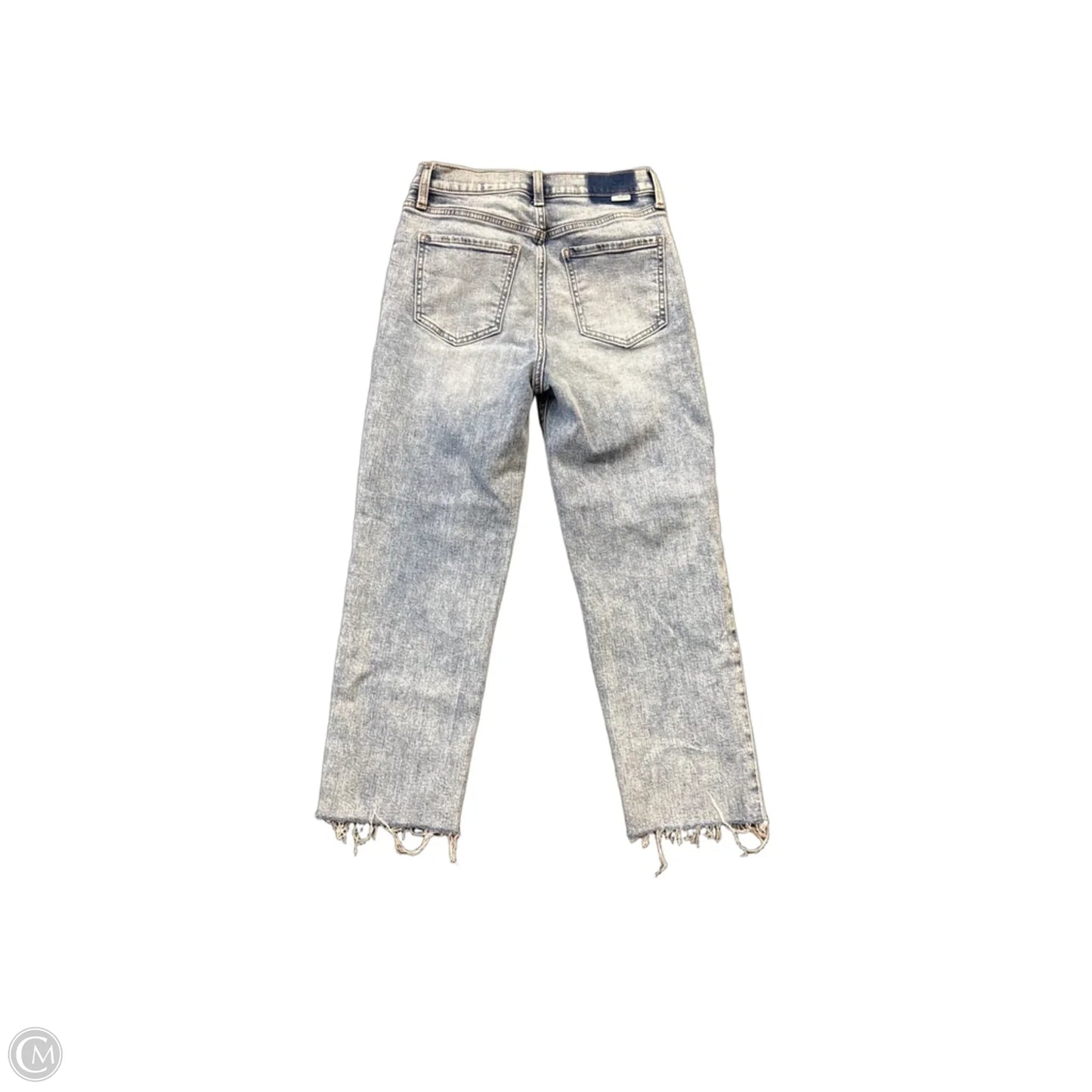 Jeans Straight By Daze Denim In Blue Denim, Size: 0