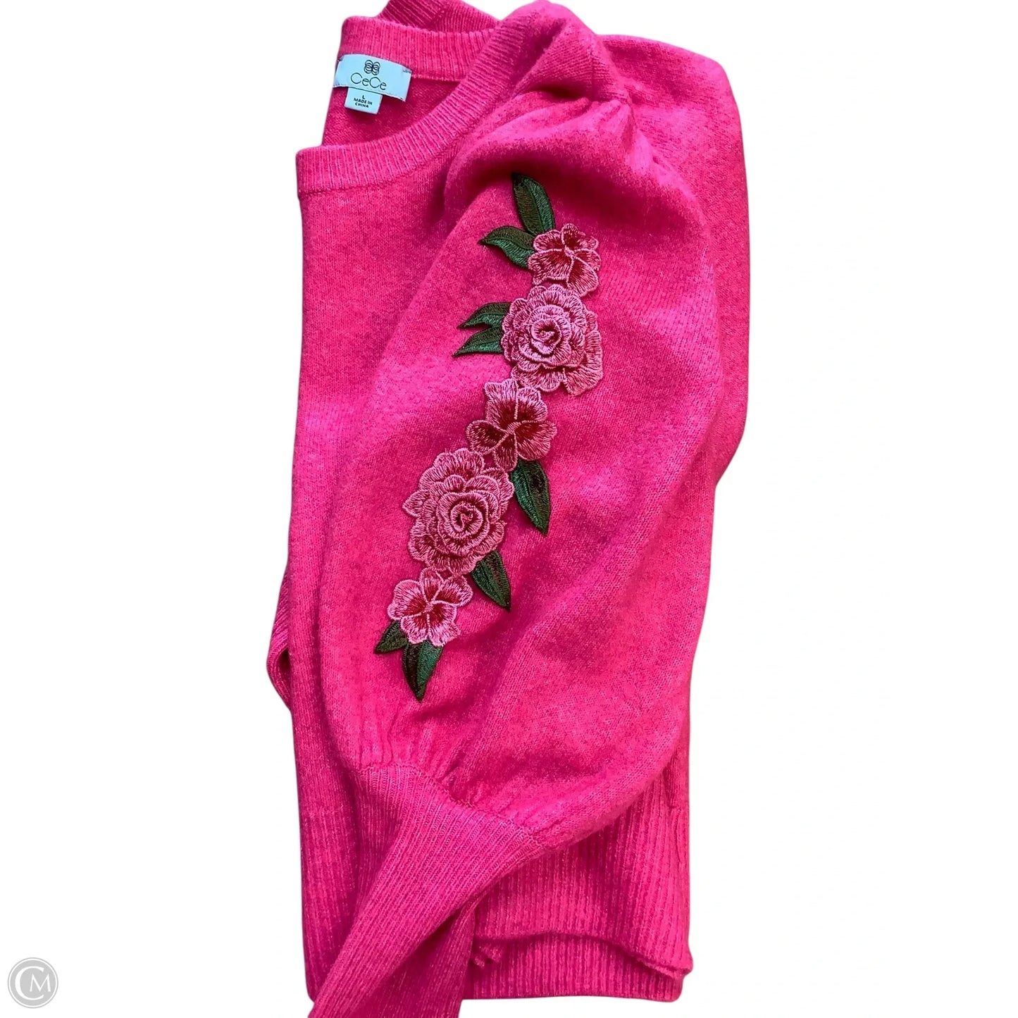 Sweater By Cece In Pink, Size: L