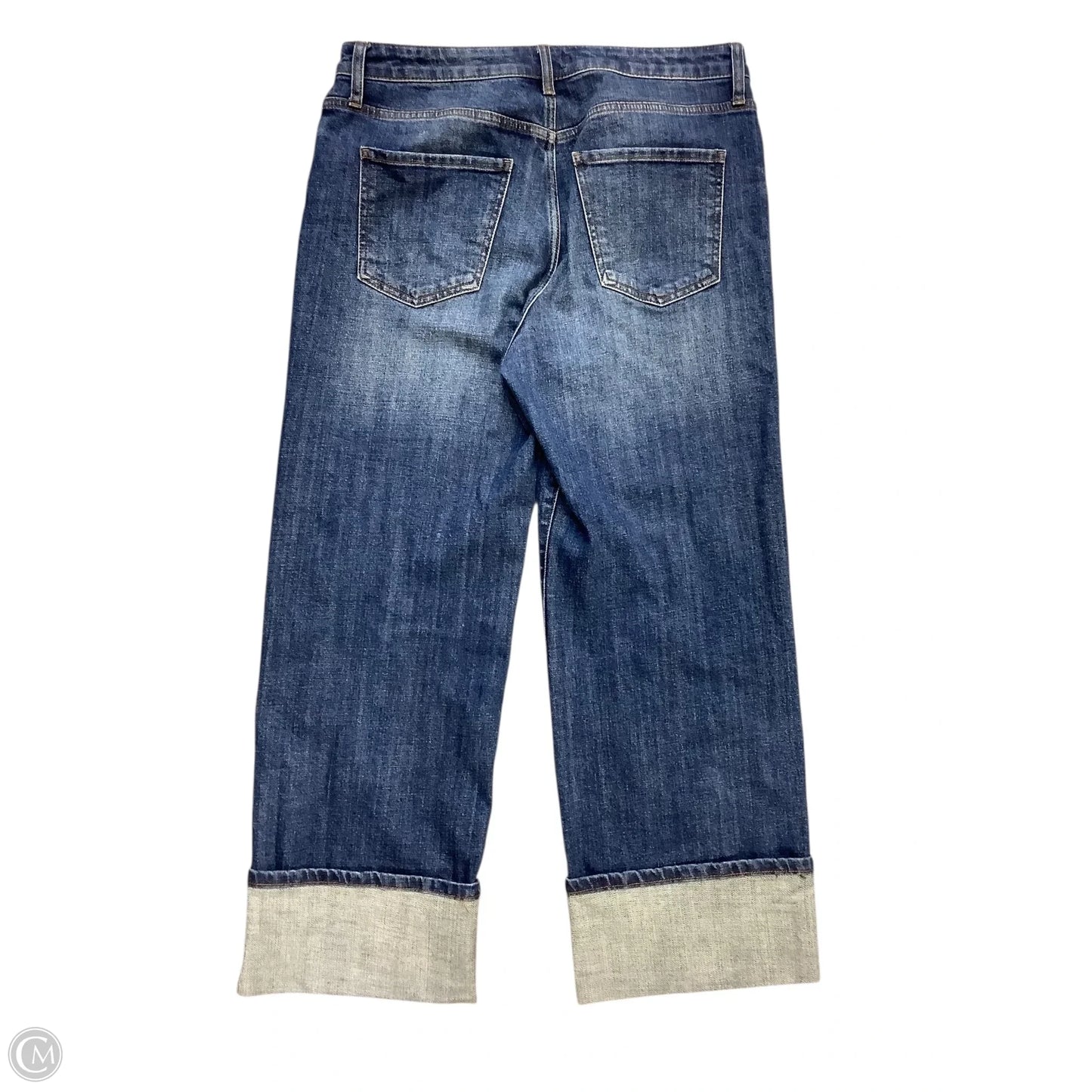 Jeans Wide Leg By Kut In Blue Denim, Size: 10