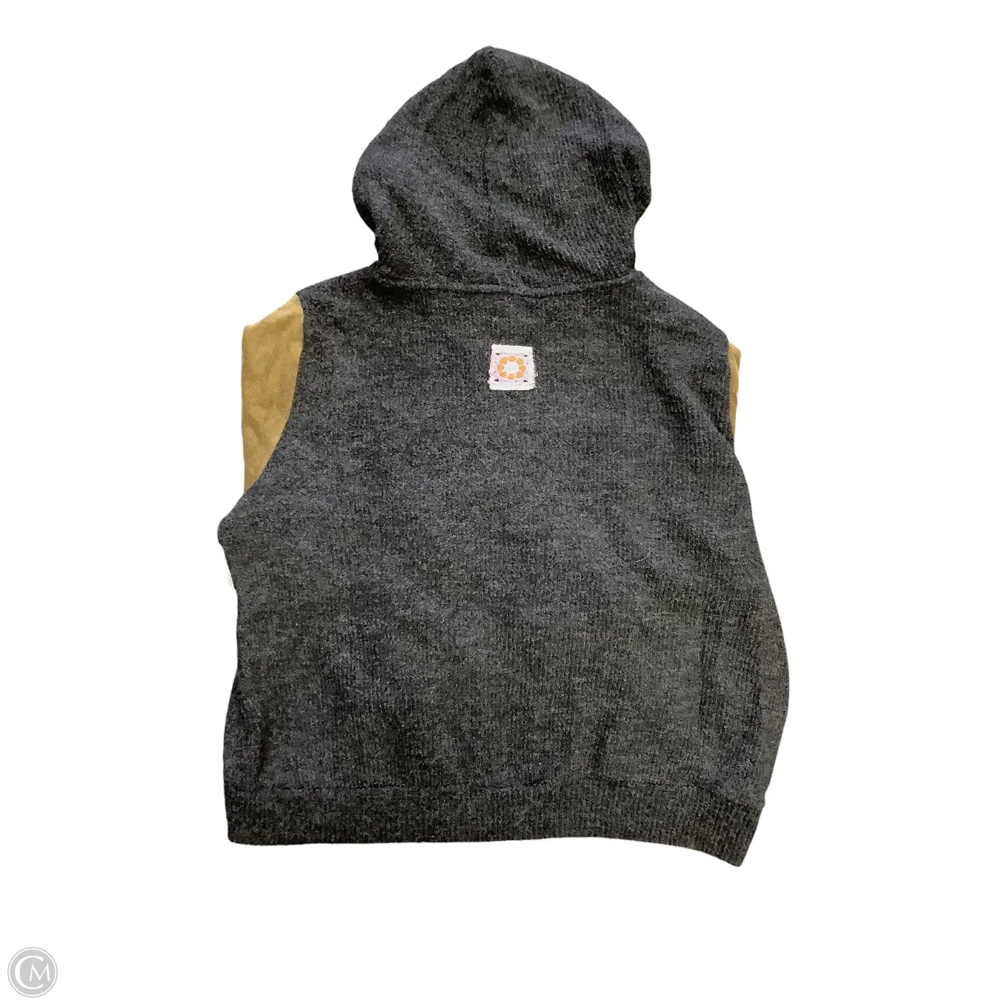 Sweater By Pol In Green & Grey, Size: M