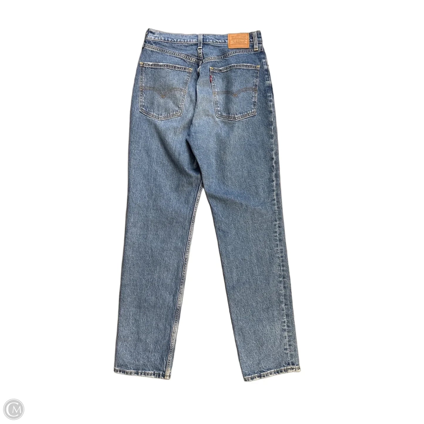 Jeans Straight By Levis In Blue Denim, Size: 6