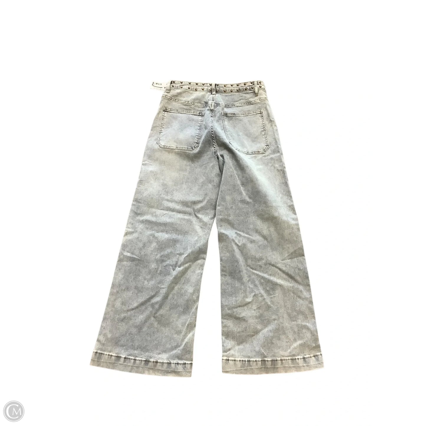 Jeans Wide Leg By Easel In Blue Denim, Size: L