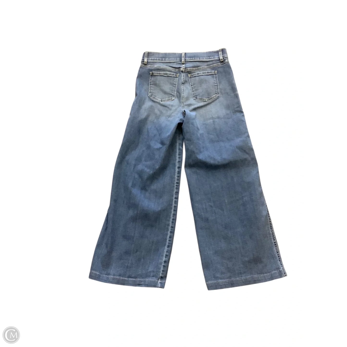 Jeans Wide Leg By Spanx In Blue Denim, Size: M