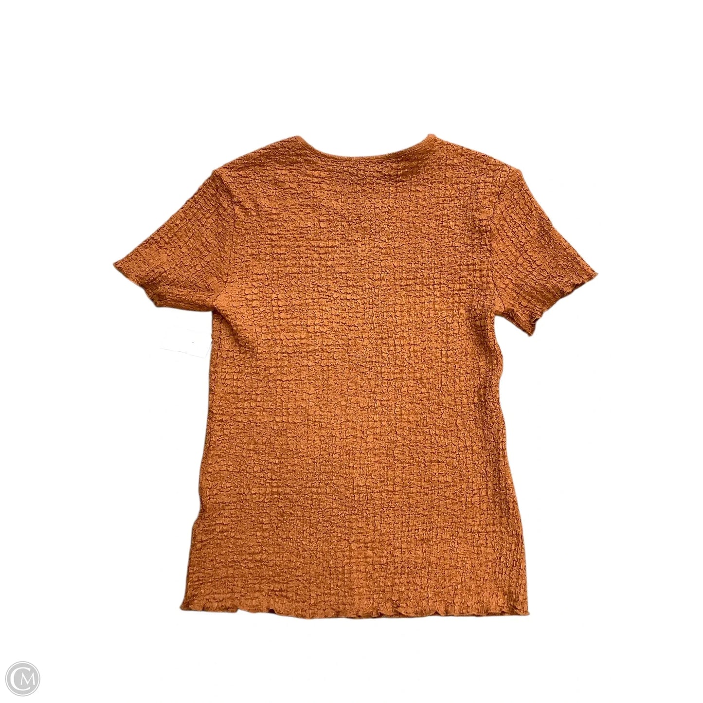 Top Short Sleeve By Tahari In Brown, Size: M