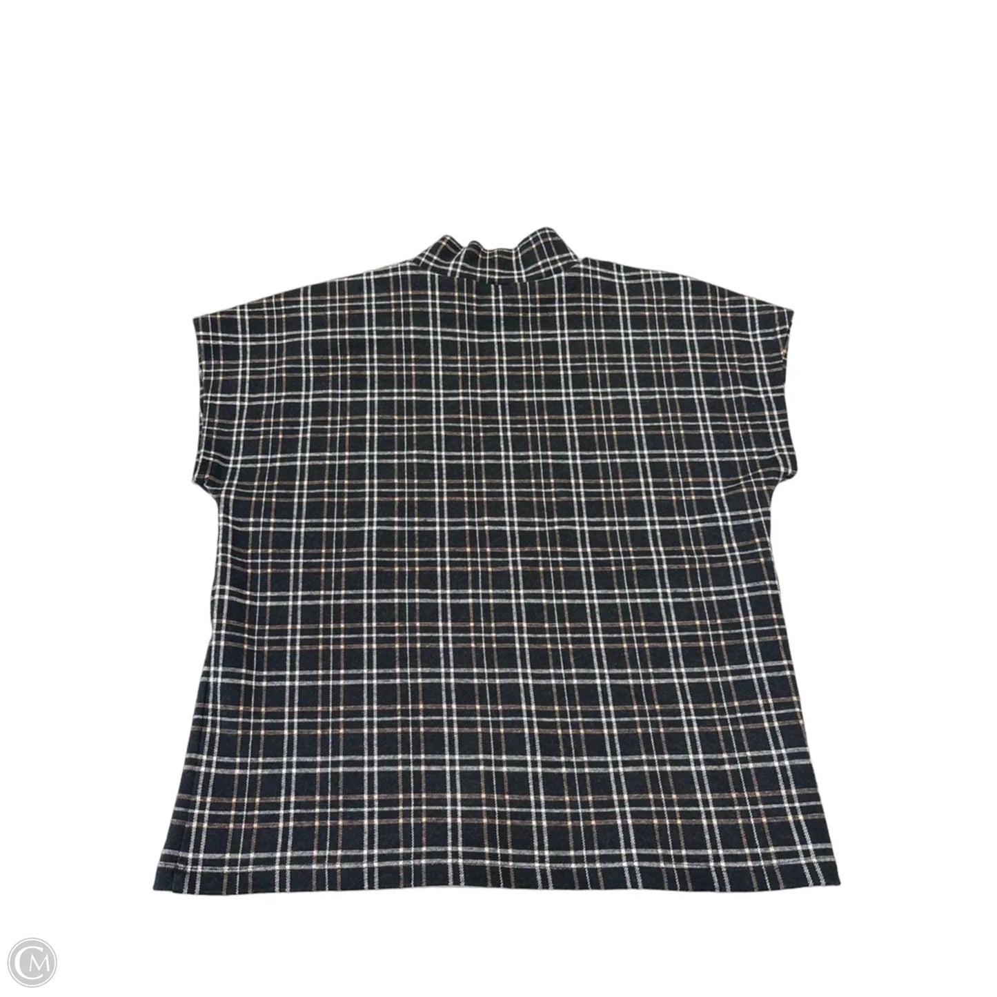Top Short Sleeve By Ann Taylor In Black, Size: Xs