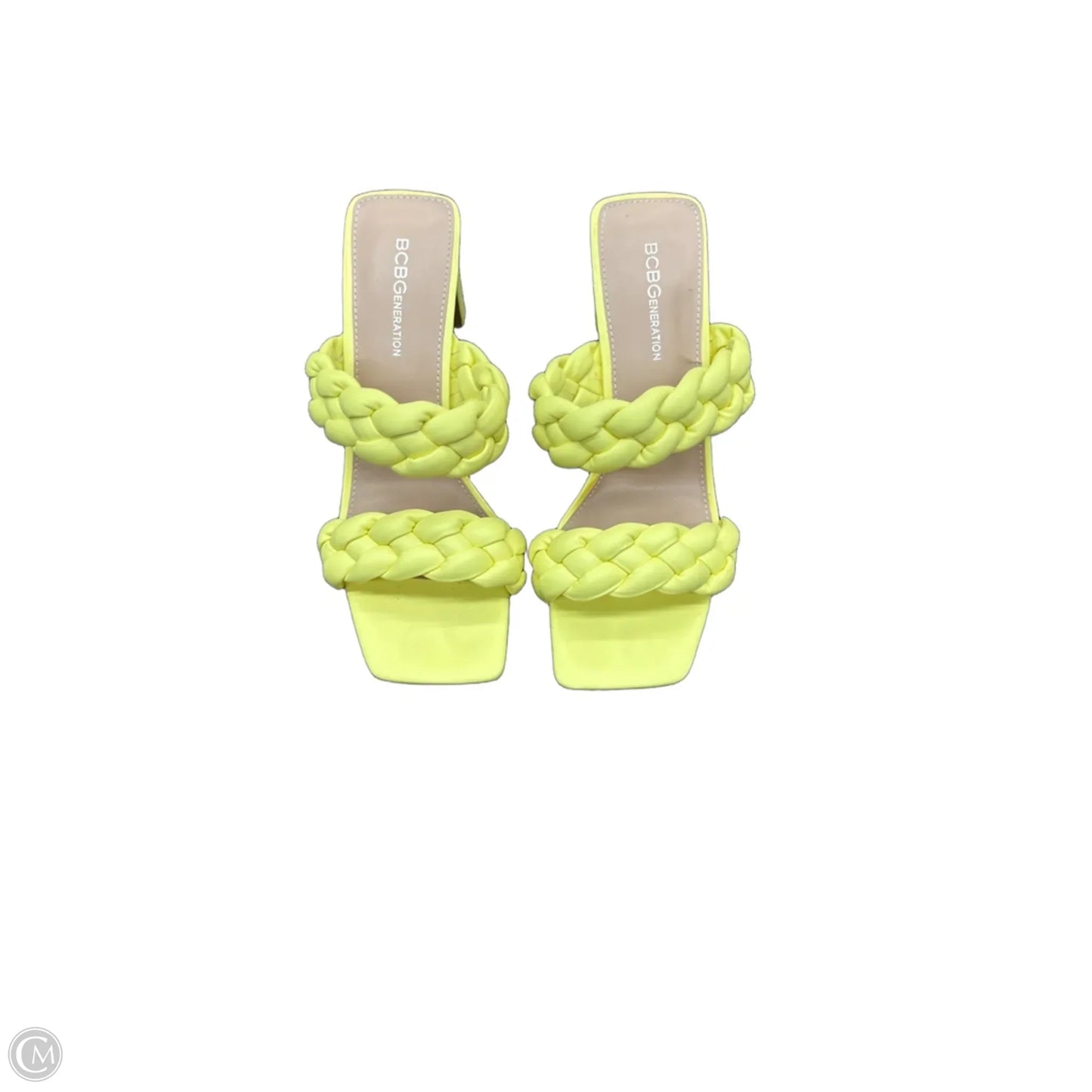 Shoes Heels Block By Bcbgeneration In Yellow, Size: 8.5