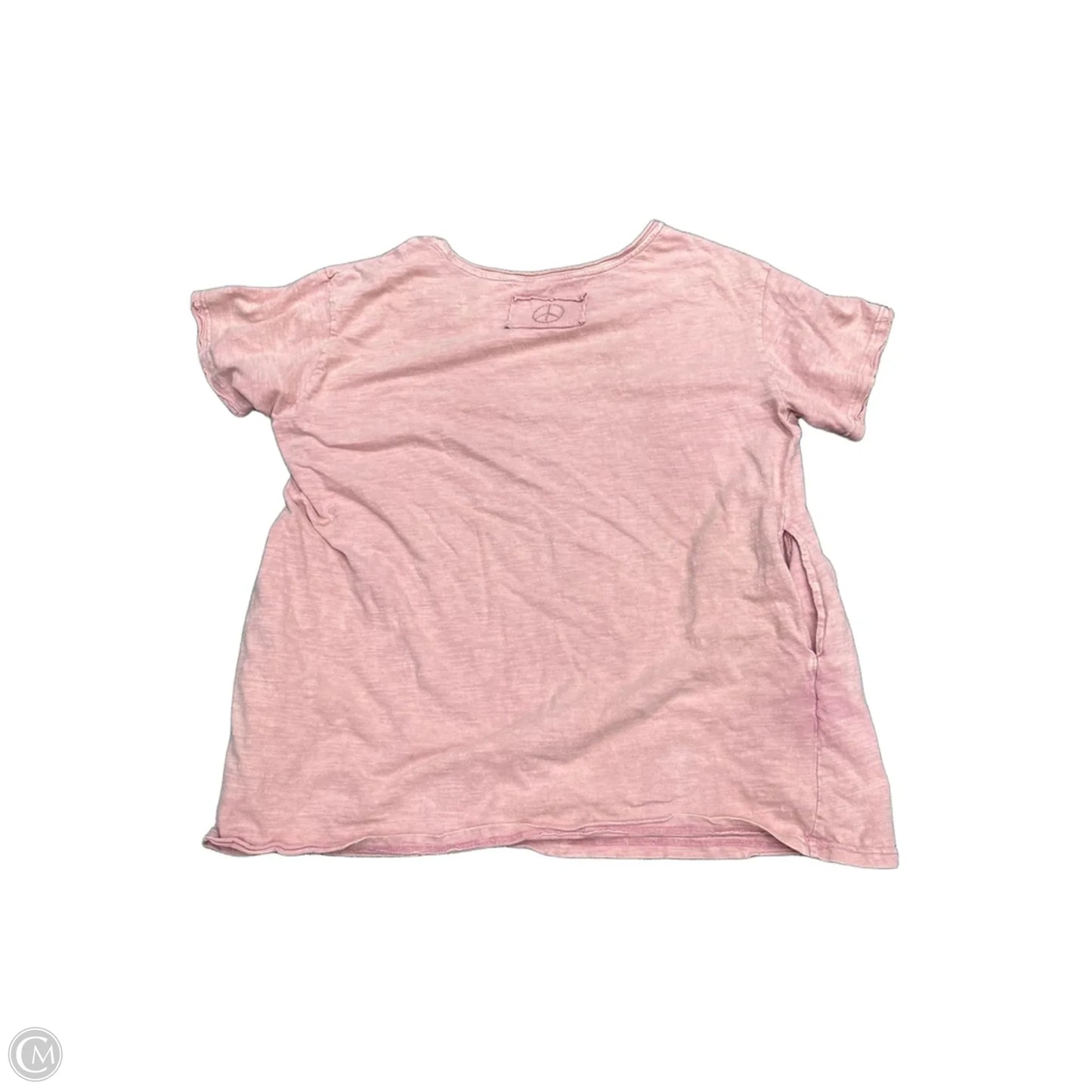 Top Short Sleeve By Clothes Mentor In Pink, Size: M