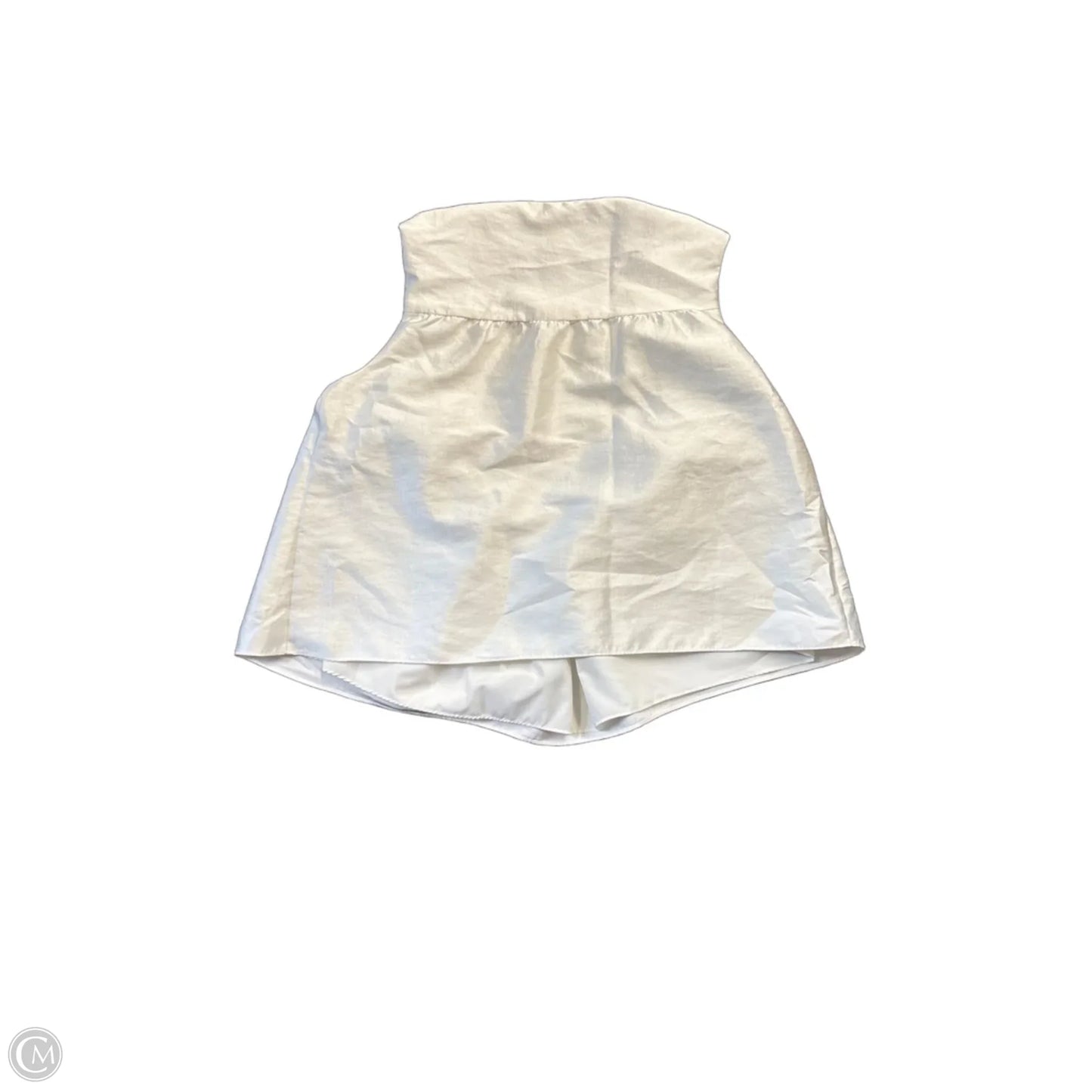 Top Sleeveless By Mare Mare In White, Size: L