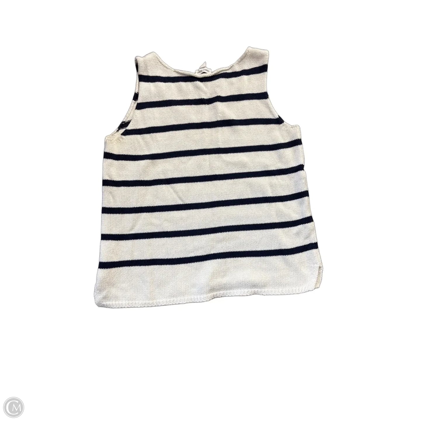Top Sleeveless By Clothes Mentor In Striped Pattern, Size: M