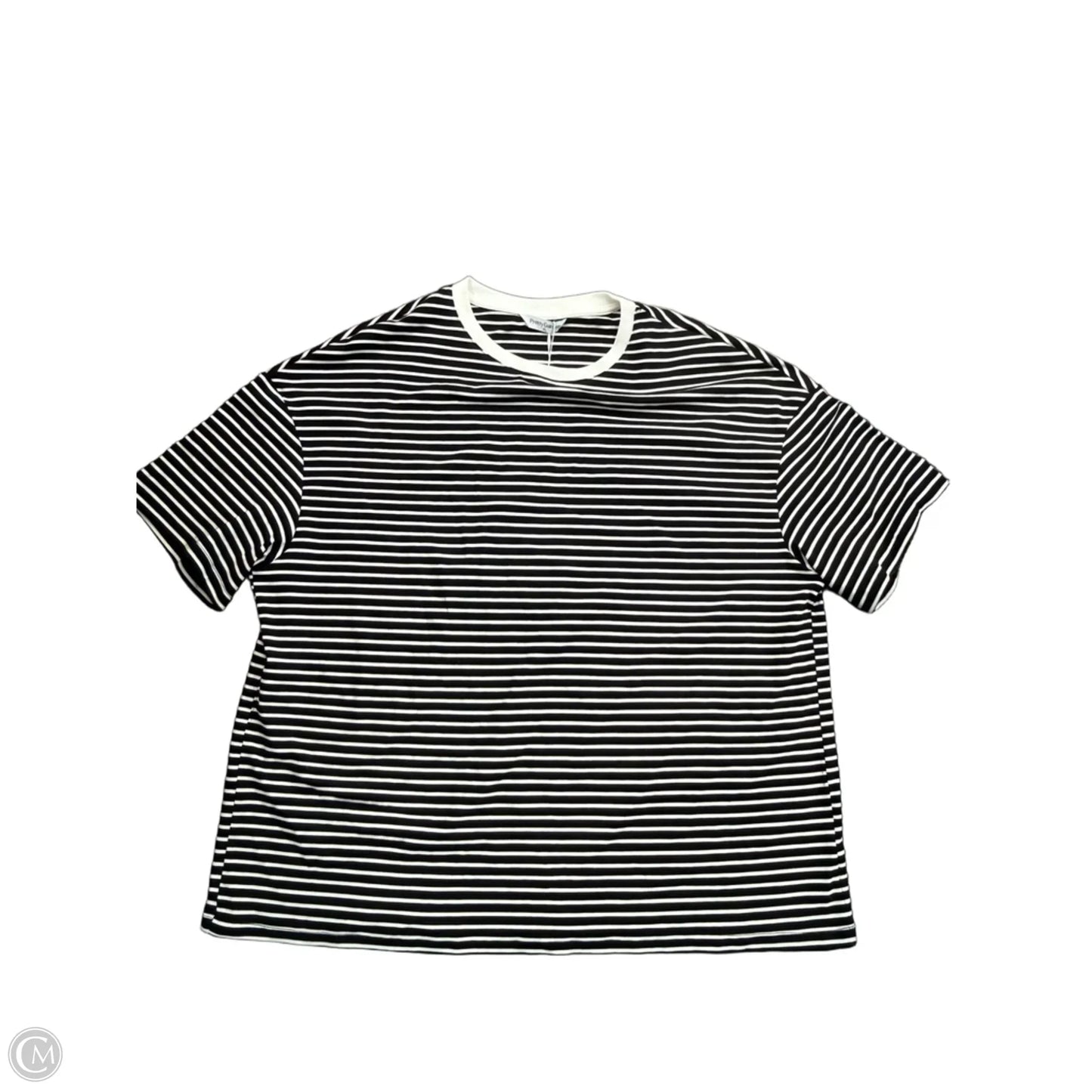 Top Short Sleeve By Clothes Mentor In Striped Pattern, Size: Xl