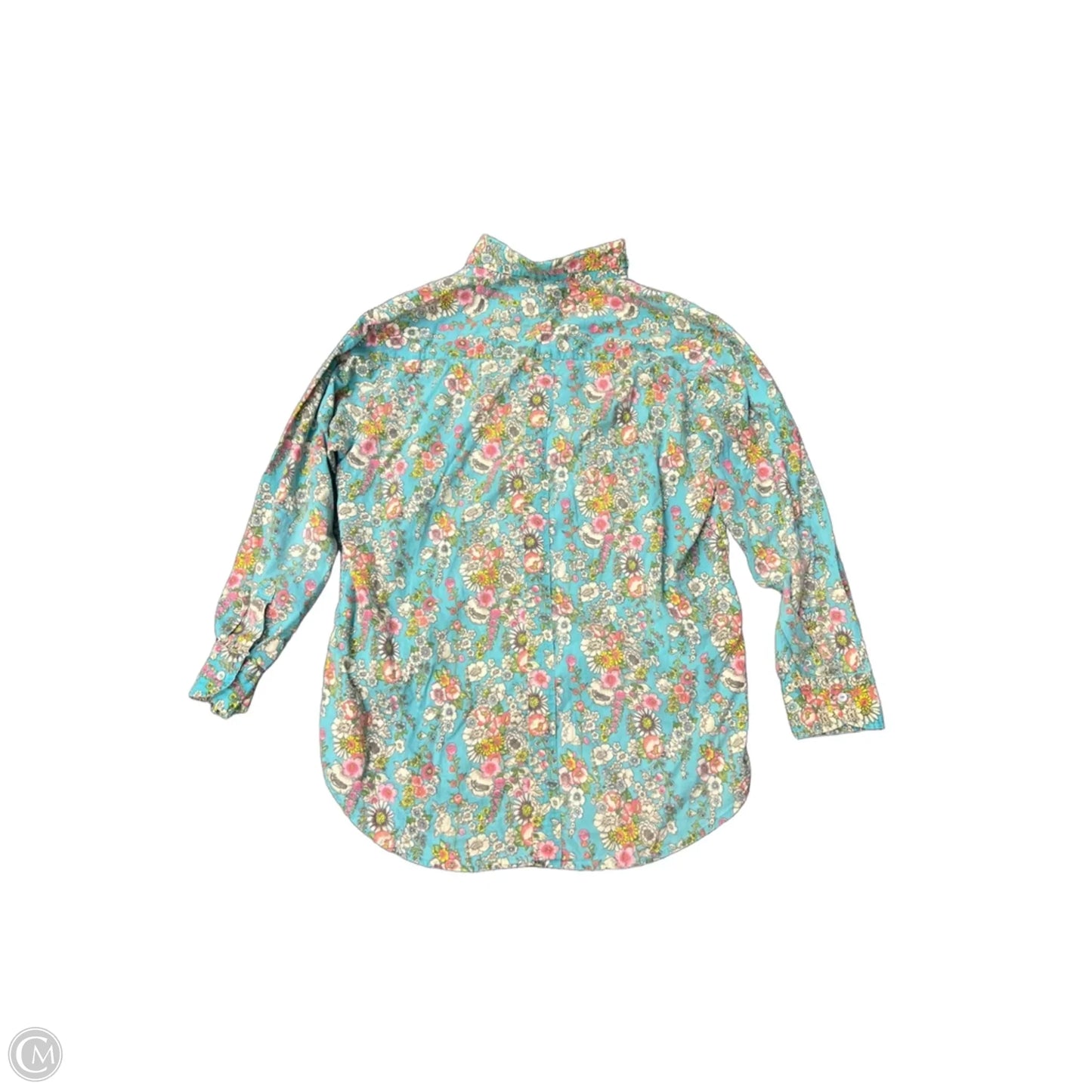 Top Long Sleeve By Natural Life In Floral Print, Size: Xs