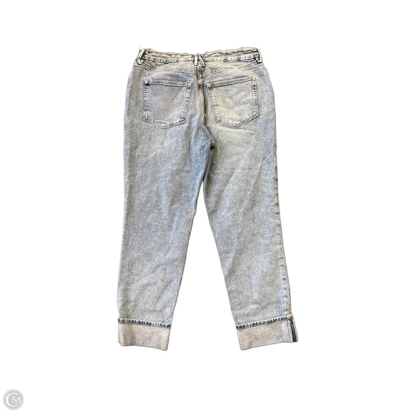 Jeans Straight By Good American In Blue Denim, Size: 10