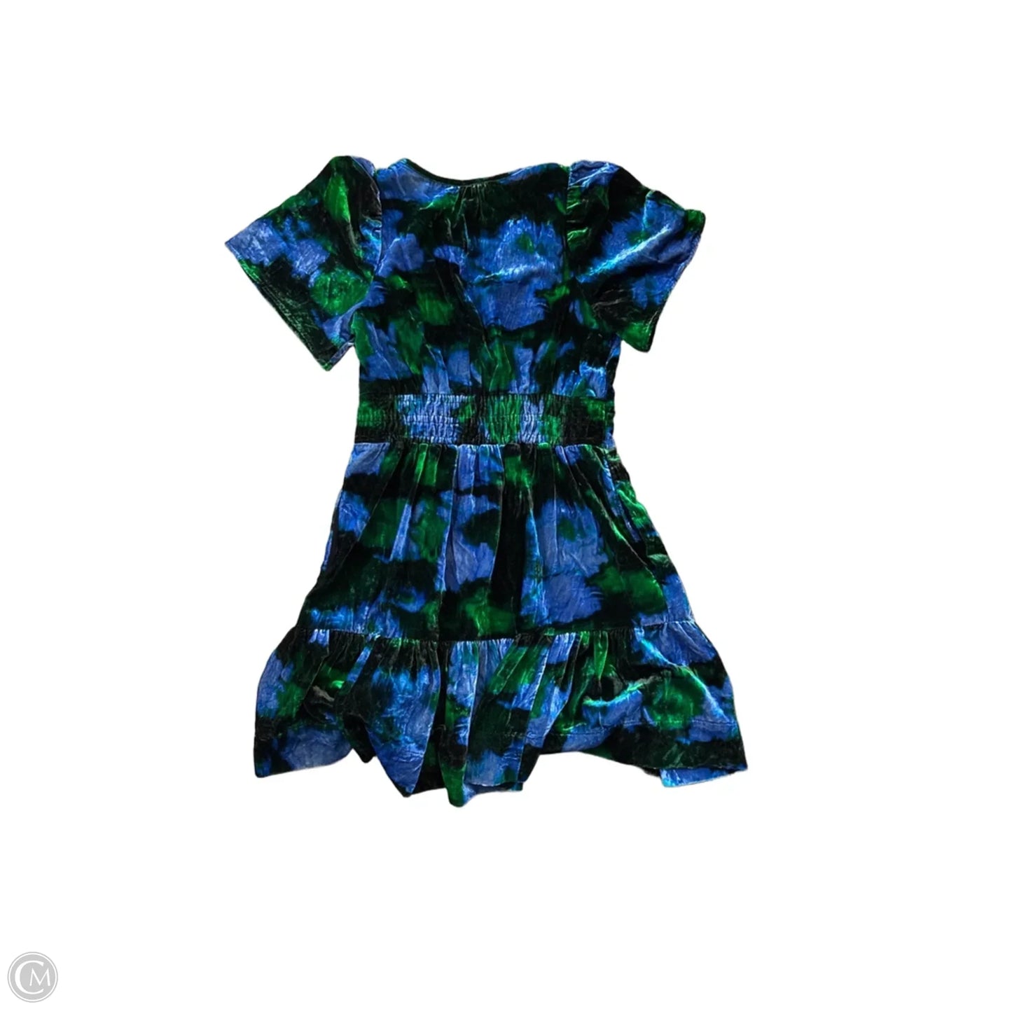 Dress Casual Short By Anthropologie In Blue & Green, Size: S