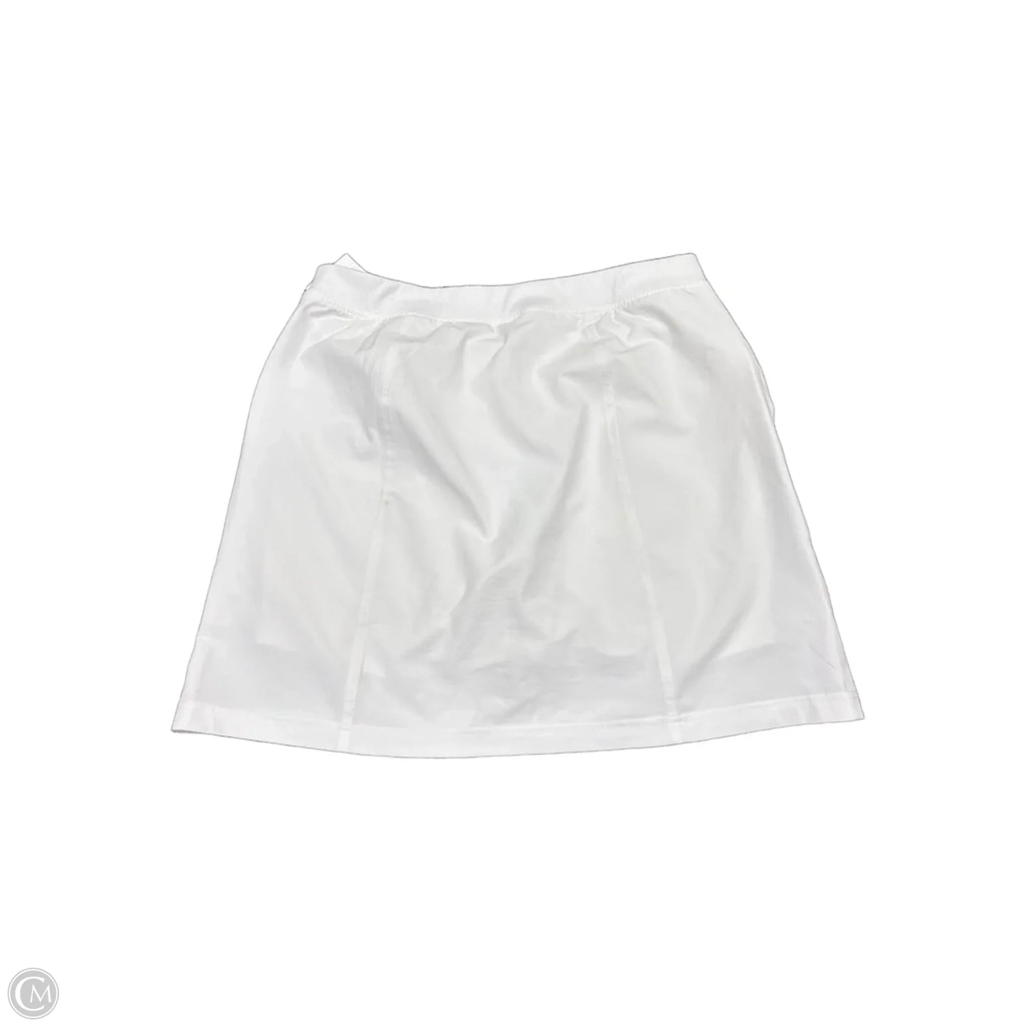 Athletic Skirt By Chicos In White, Size: 10